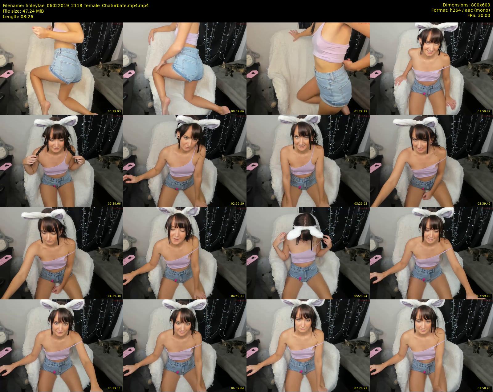 finleyfae — 9 minute Chaturbate female cam show recording, 480p, Feb 6, 2019