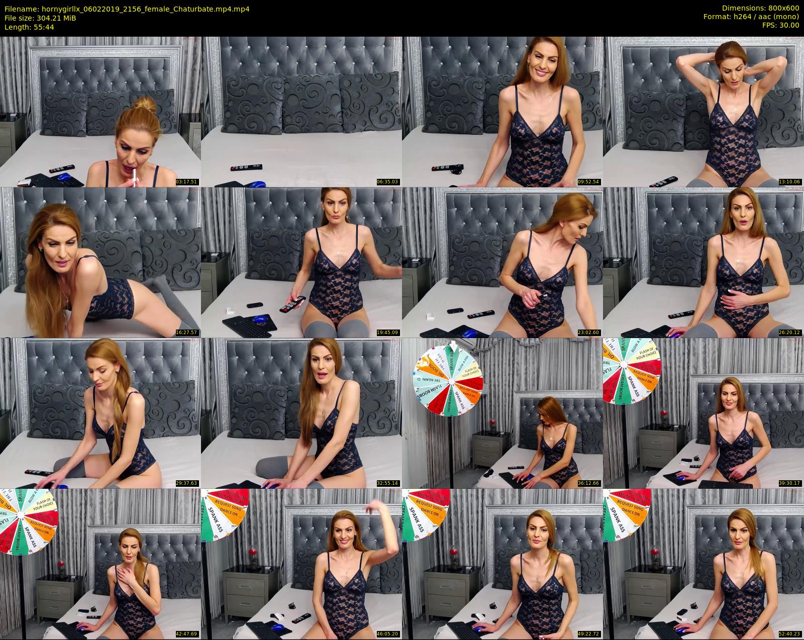 hornygirllx — 56 minute Chaturbate female cam show recording, 480p, Feb 6, 2019