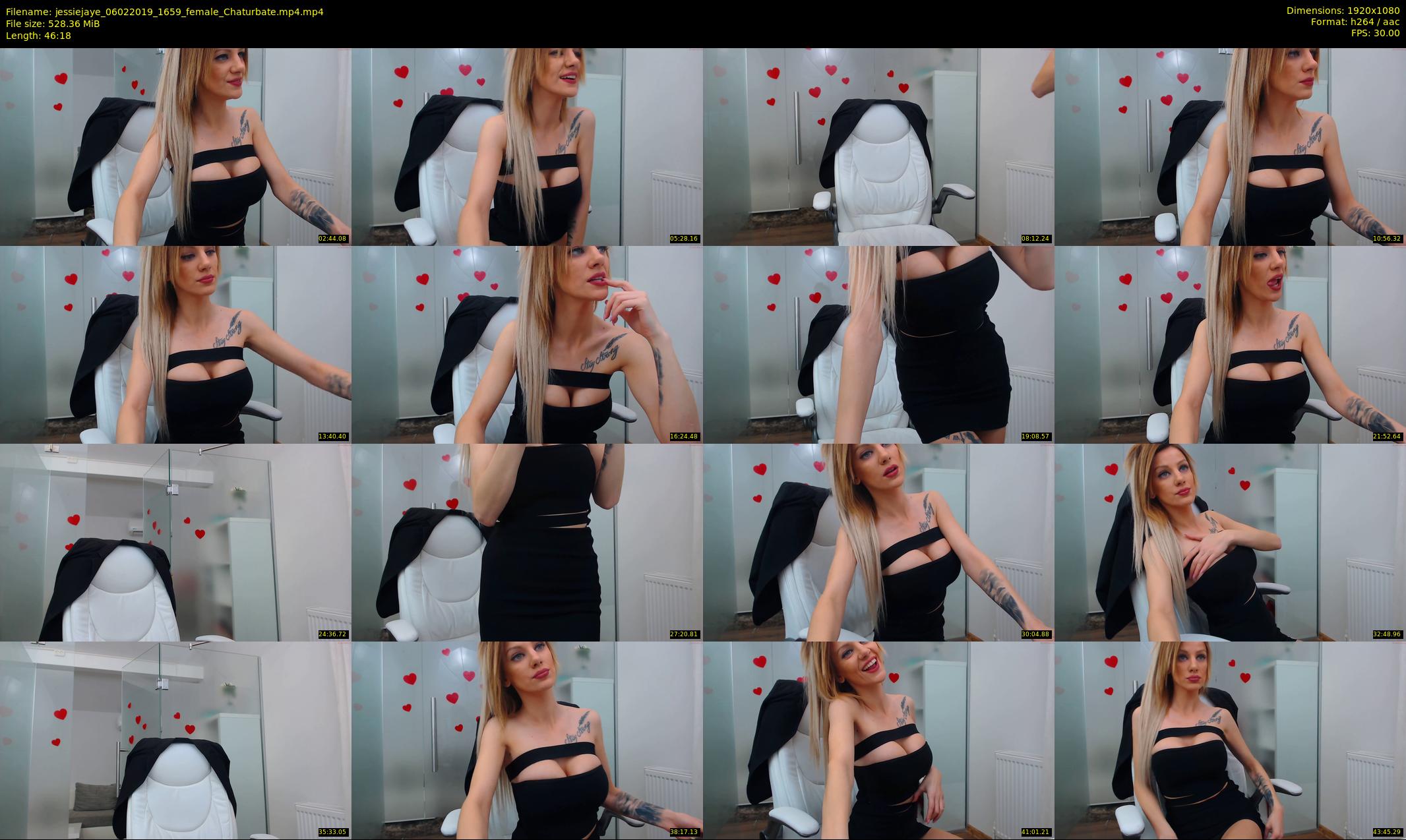jessiejaye — 47 minute Chaturbate female cam show recording, 1080p, Feb 6, 2019