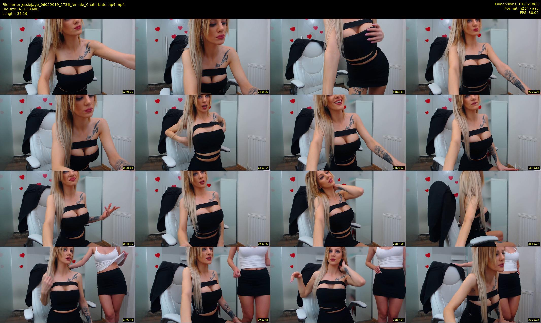 jessiejaye — 36 minute Chaturbate female cam show recording, 1080p, Feb 6, 2019