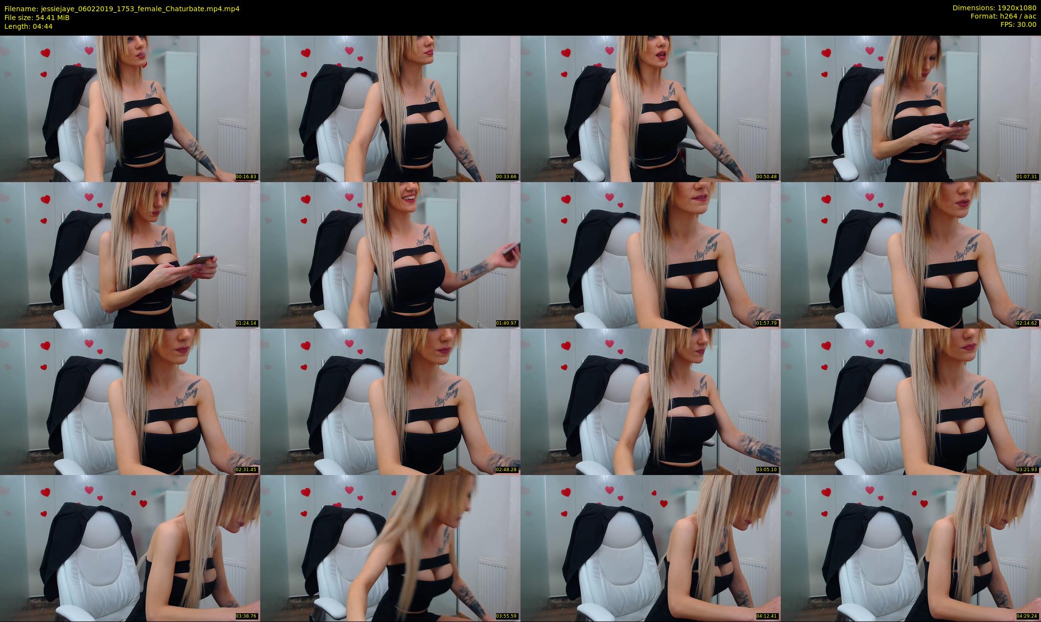 jessiejaye — 5 minute Chaturbate female cam show recording, 1080p, Feb 6, 2019