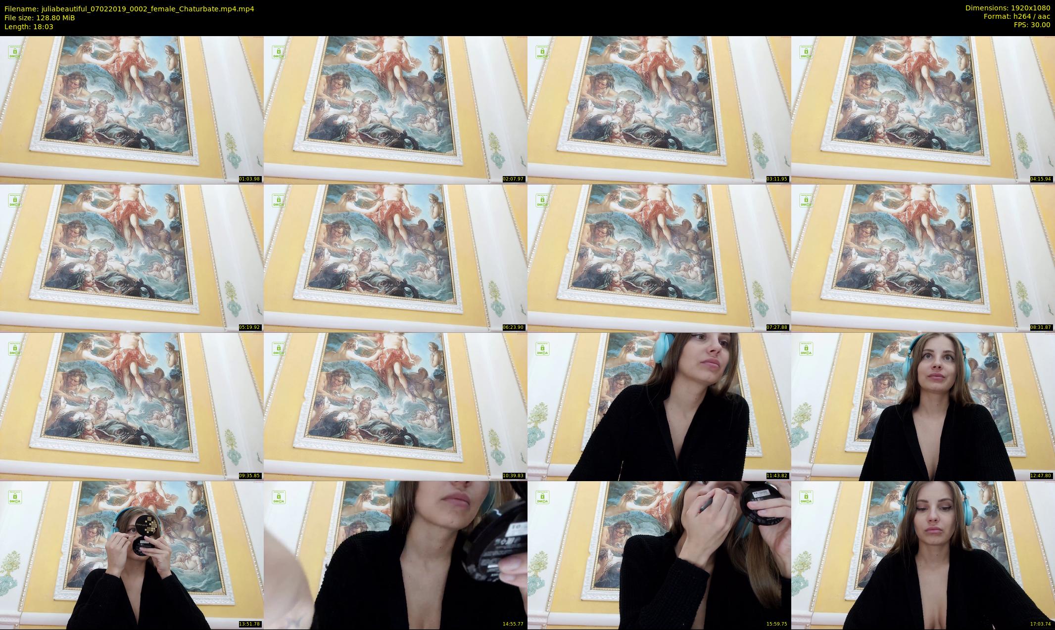 juliabeautiful — 19 minute Chaturbate female cam show recording, 1080p, Feb 7, 2019