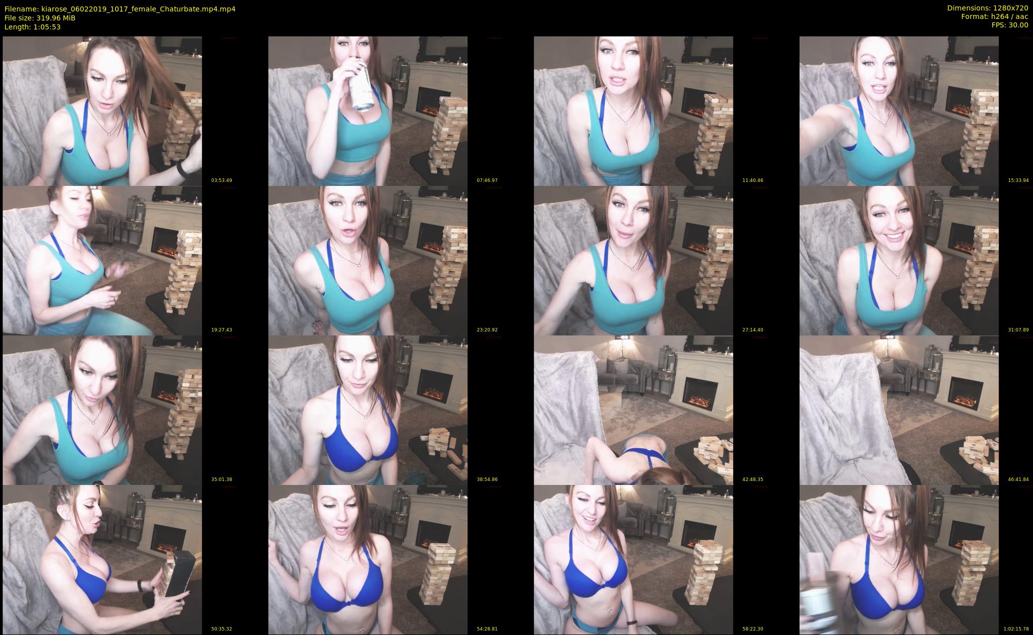 kiarose — 66 minute Chaturbate female cam show recording, 720p, Feb 6, 2019