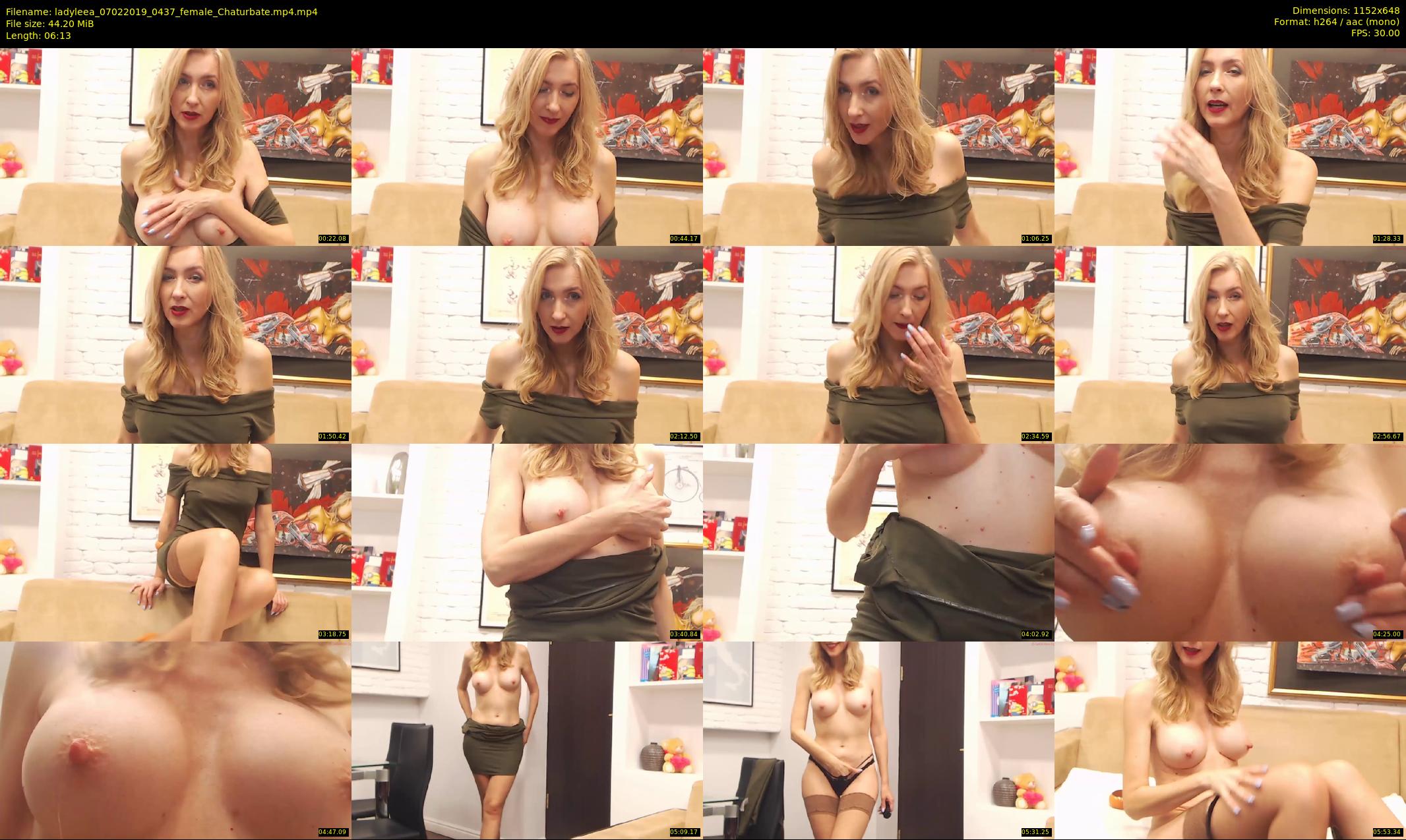 ladyleea — 7 minute Chaturbate female cam show recording, 480p, Feb 7, 2019