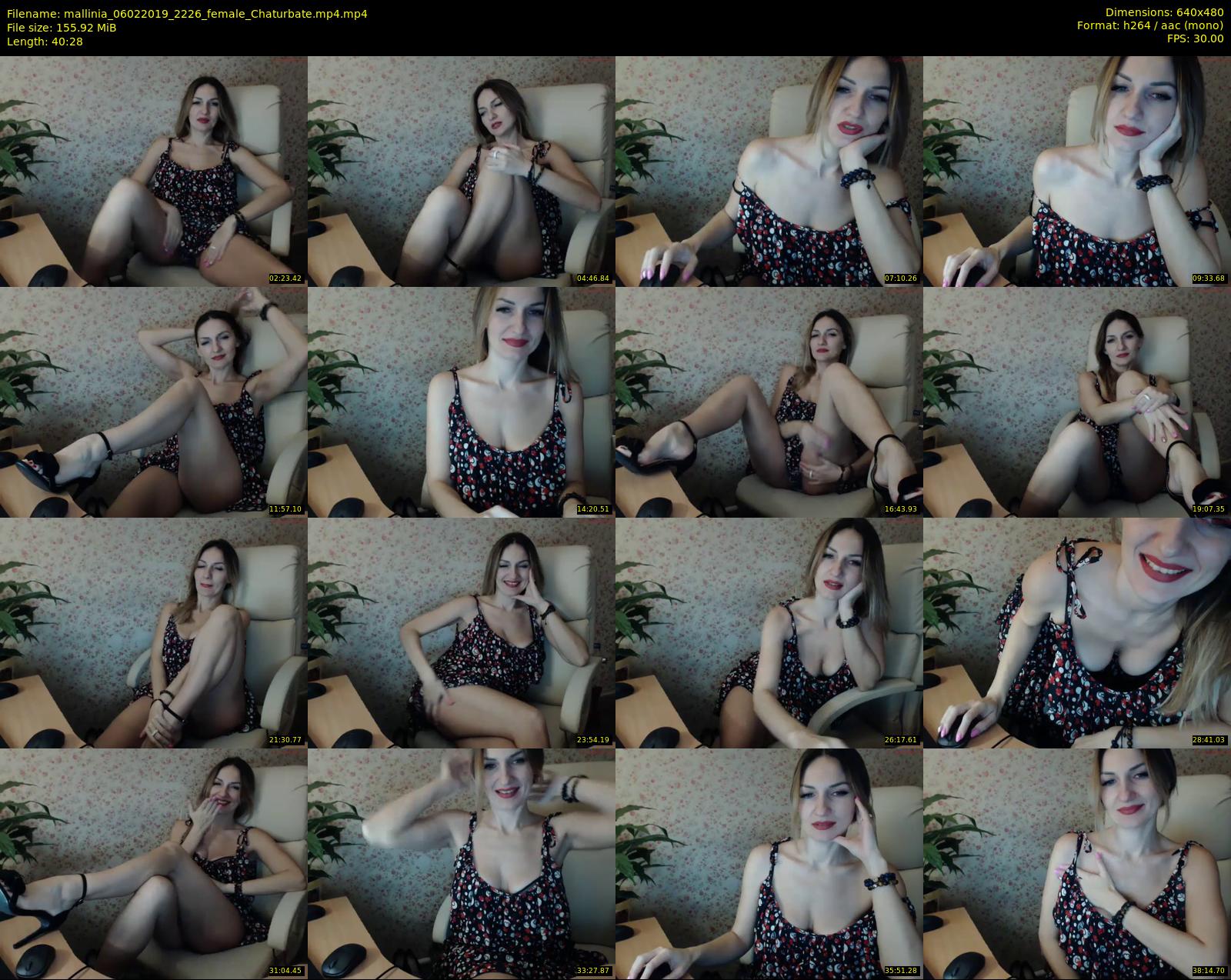 mallinia — 41 minute Chaturbate female cam show recording, 480p, Feb 6, 2019