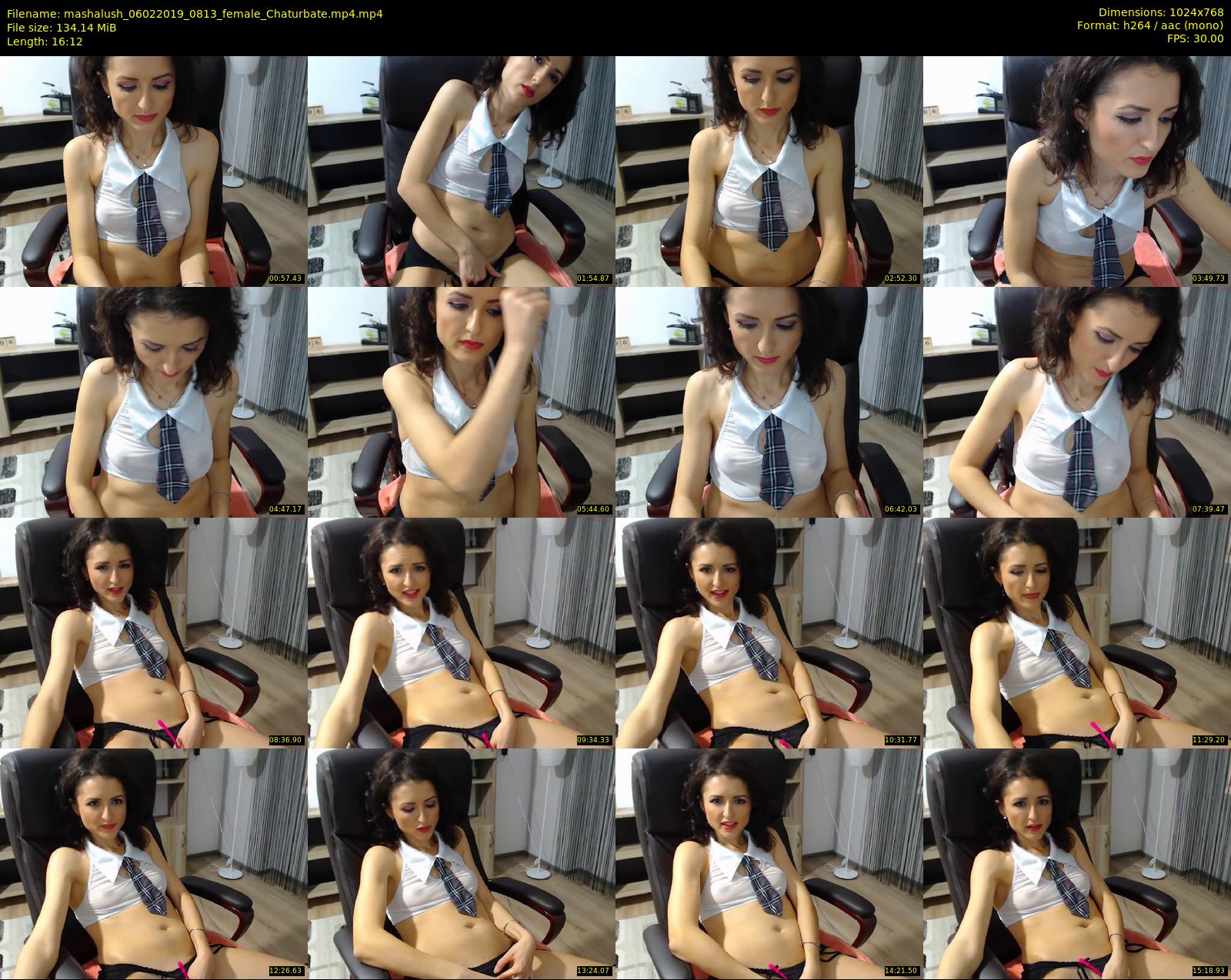 mashalush — 17 minute Chaturbate female cam show recording, 720p, Feb 6, 2019