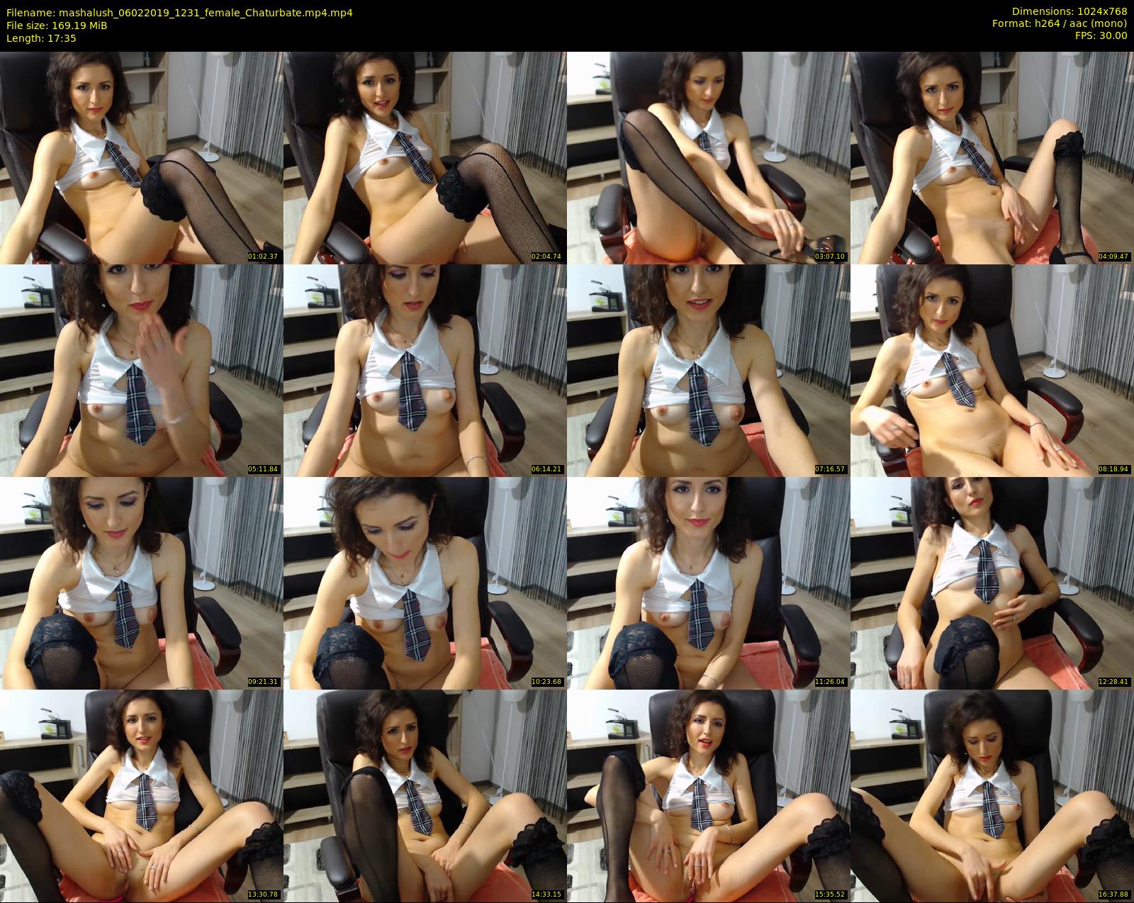 mashalush — 18 minute Chaturbate female cam show recording, 720p, Feb 6, 2019