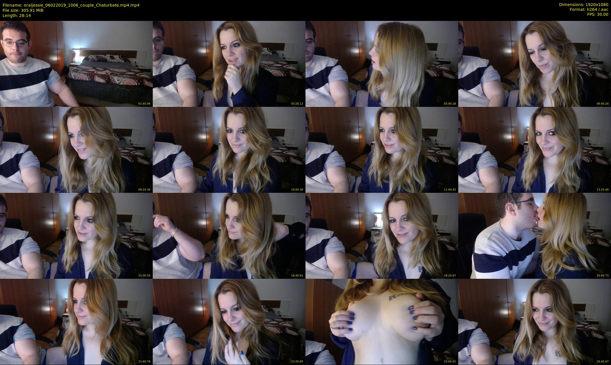 oraljessie — 29 minute Chaturbate couple cam show recording, 1080p, Feb 6, 2019