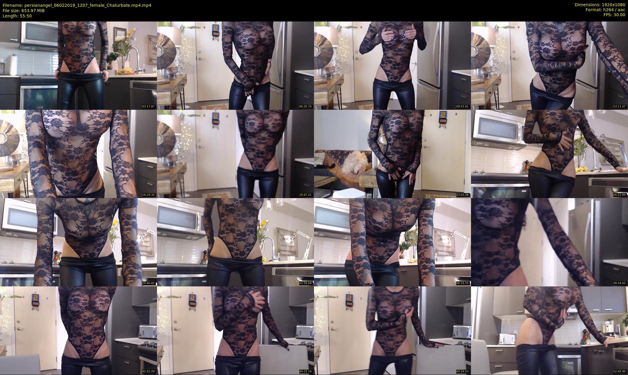 persianangel — 56 minute Chaturbate female cam show recording, 1080p, Feb 6, 2019