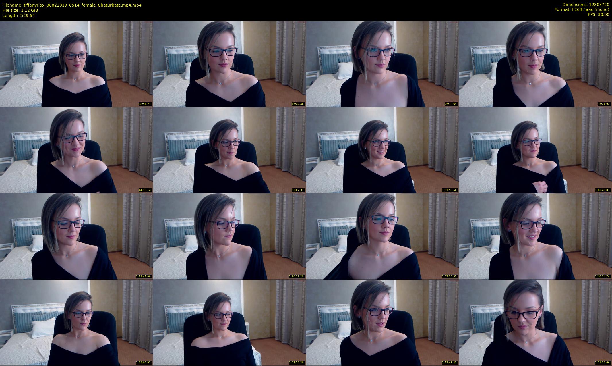 tiffanyriox — 150 minute Chaturbate female cam show recording, 720p, Feb 6, 2019