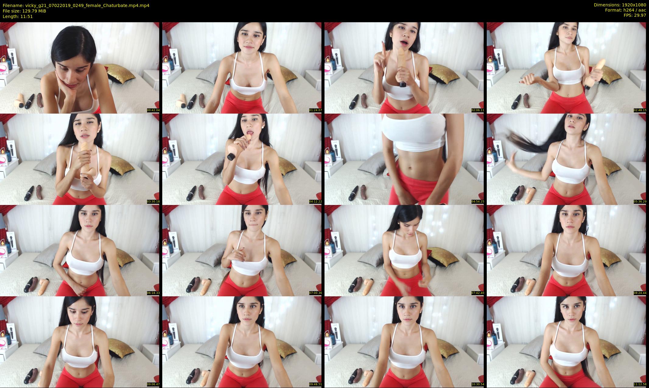 vicky_g21 — 12 minute Chaturbate female cam show recording, 1080p, Feb 7, 2019