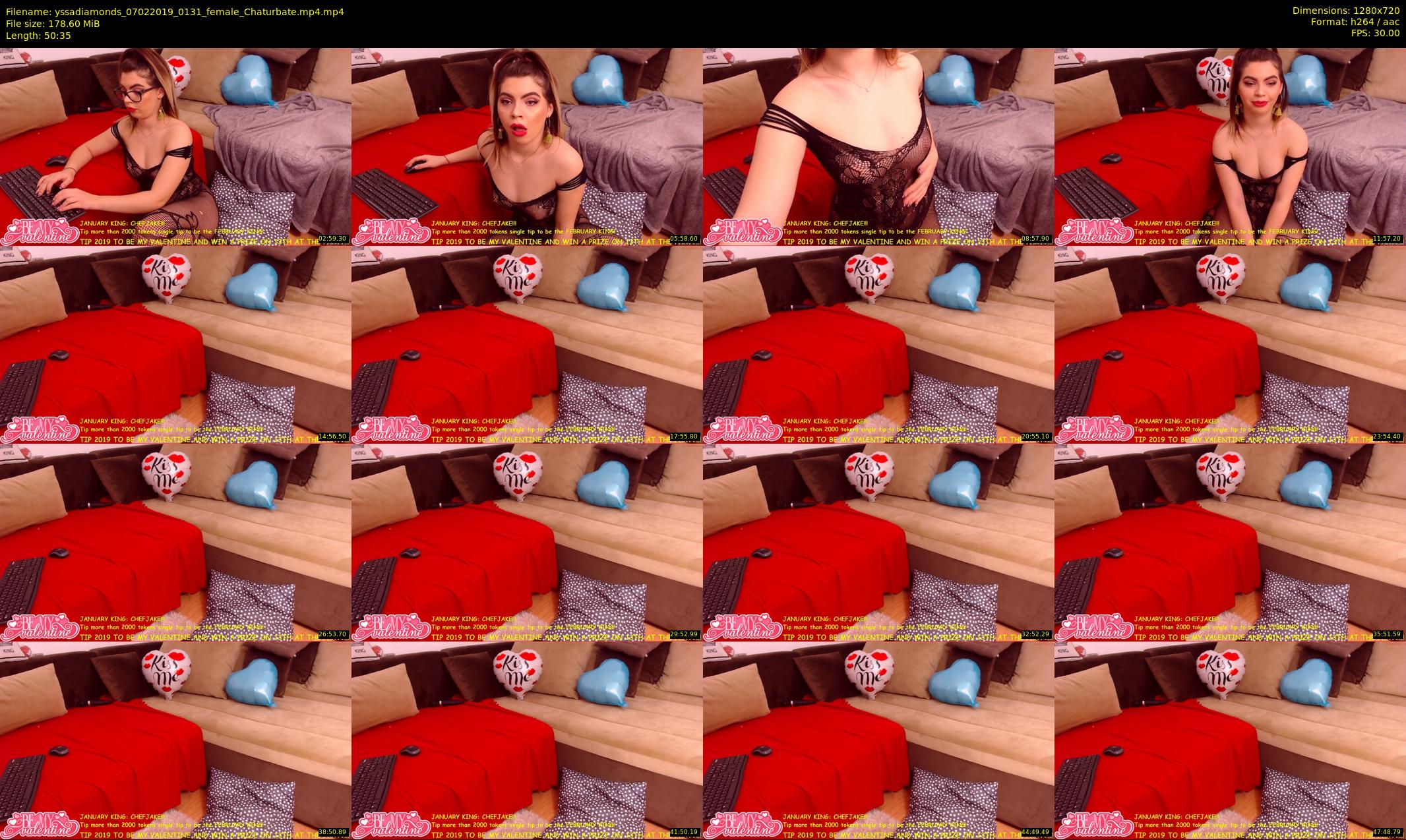 yssadiamonds — 51 minute Chaturbate female cam show recording, 720p, Feb 7, 2019