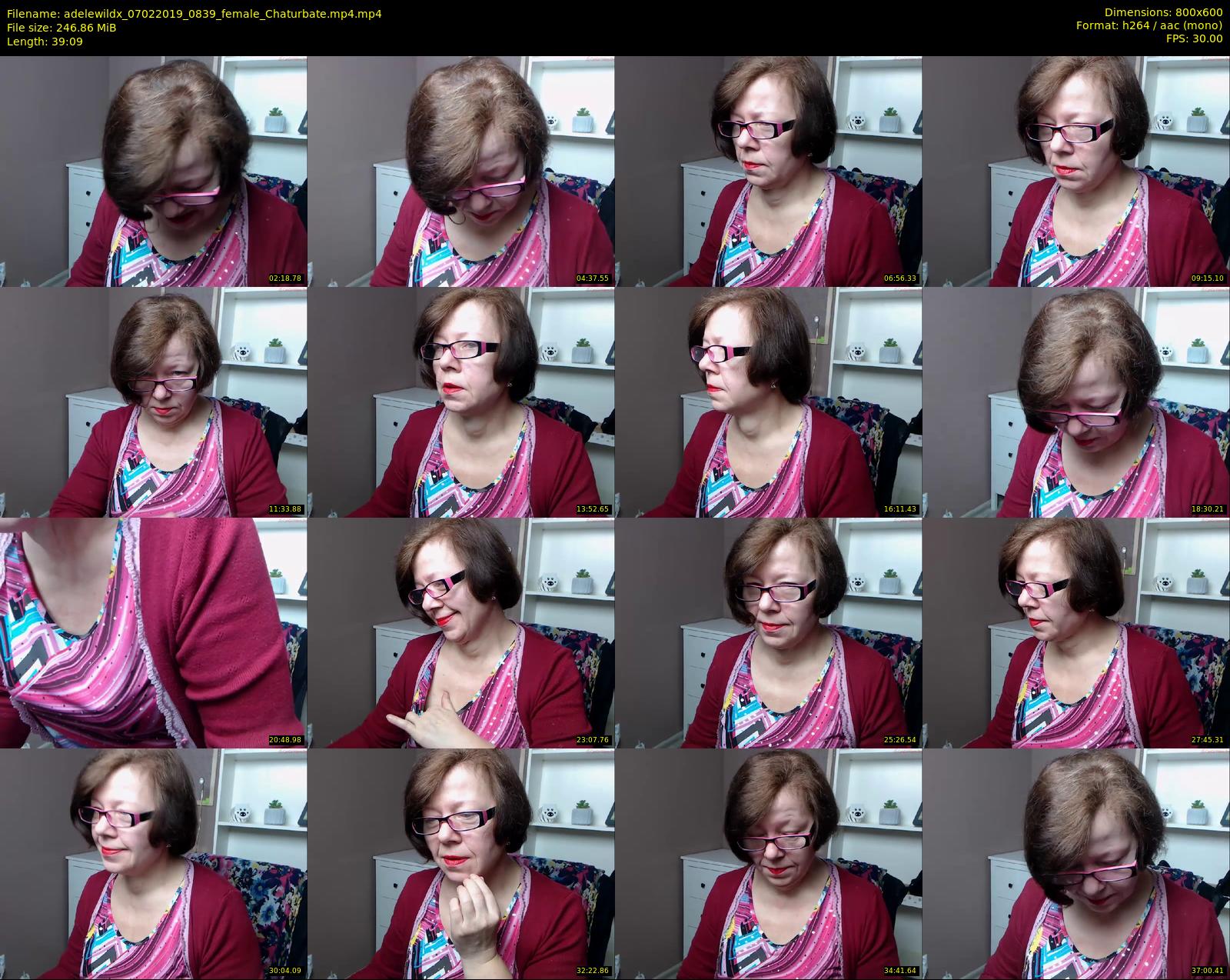 adelewildx — 40 minute Chaturbate female cam show recording, 480p, Feb 7, 2019