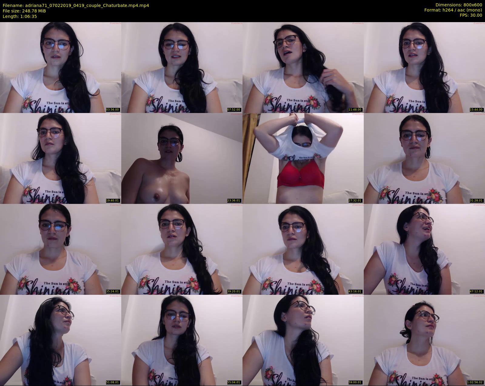 adriana71 — 67 minute Chaturbate couple cam show recording, 480p, Feb 7, 2019