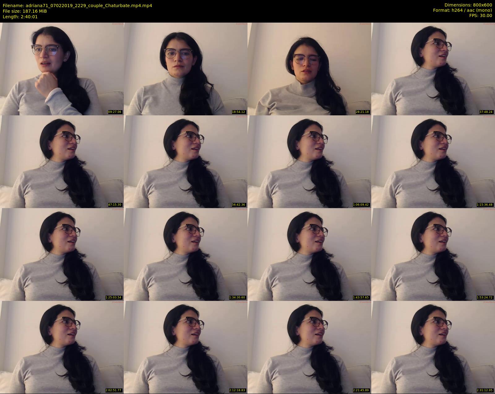 adriana71 — 161 minute Chaturbate couple cam show recording, 480p, Feb 7, 2019