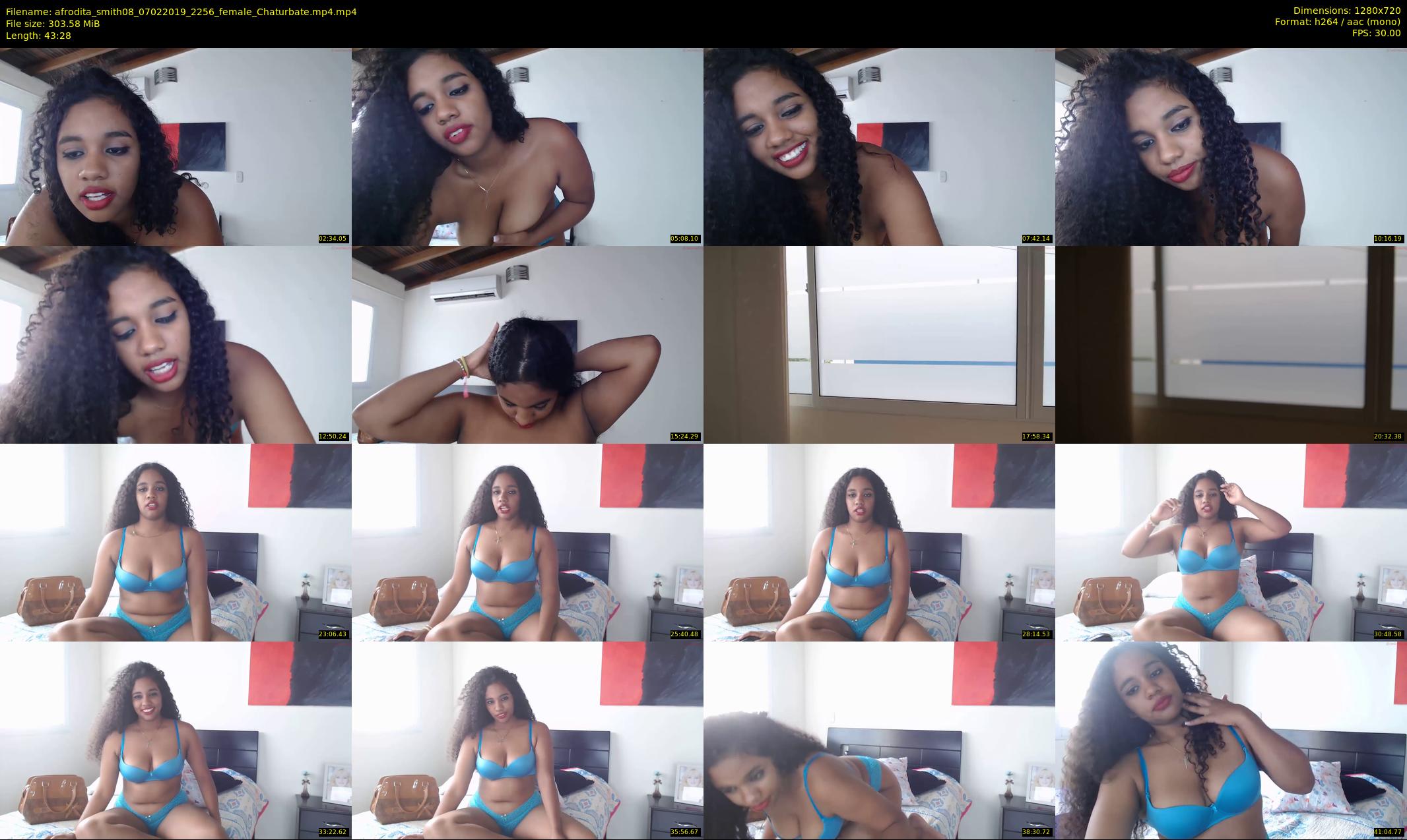 afrodita_smith08 — 44 minute Chaturbate female cam show recording, 720p, Feb 7, 2019
