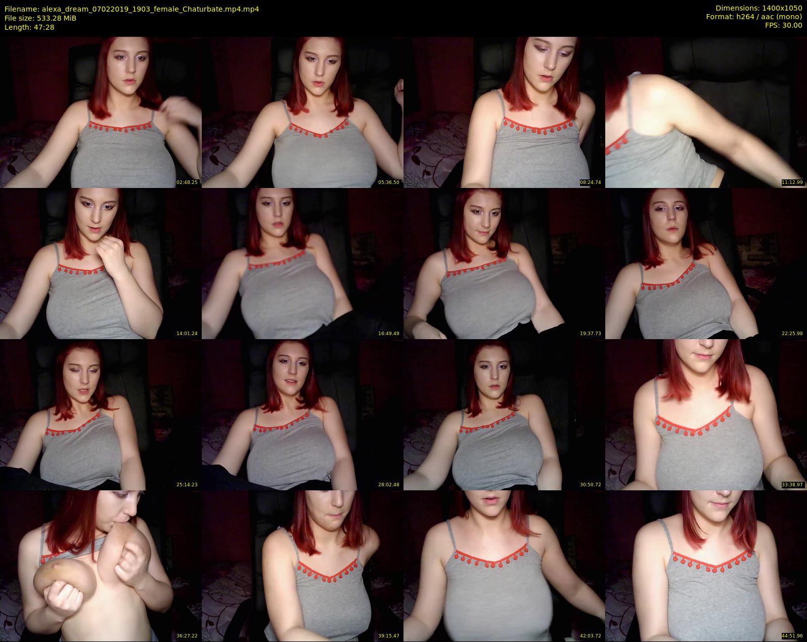 alexa_dream — 48 minute Chaturbate female cam show recording, 720p, Feb 7, 2019