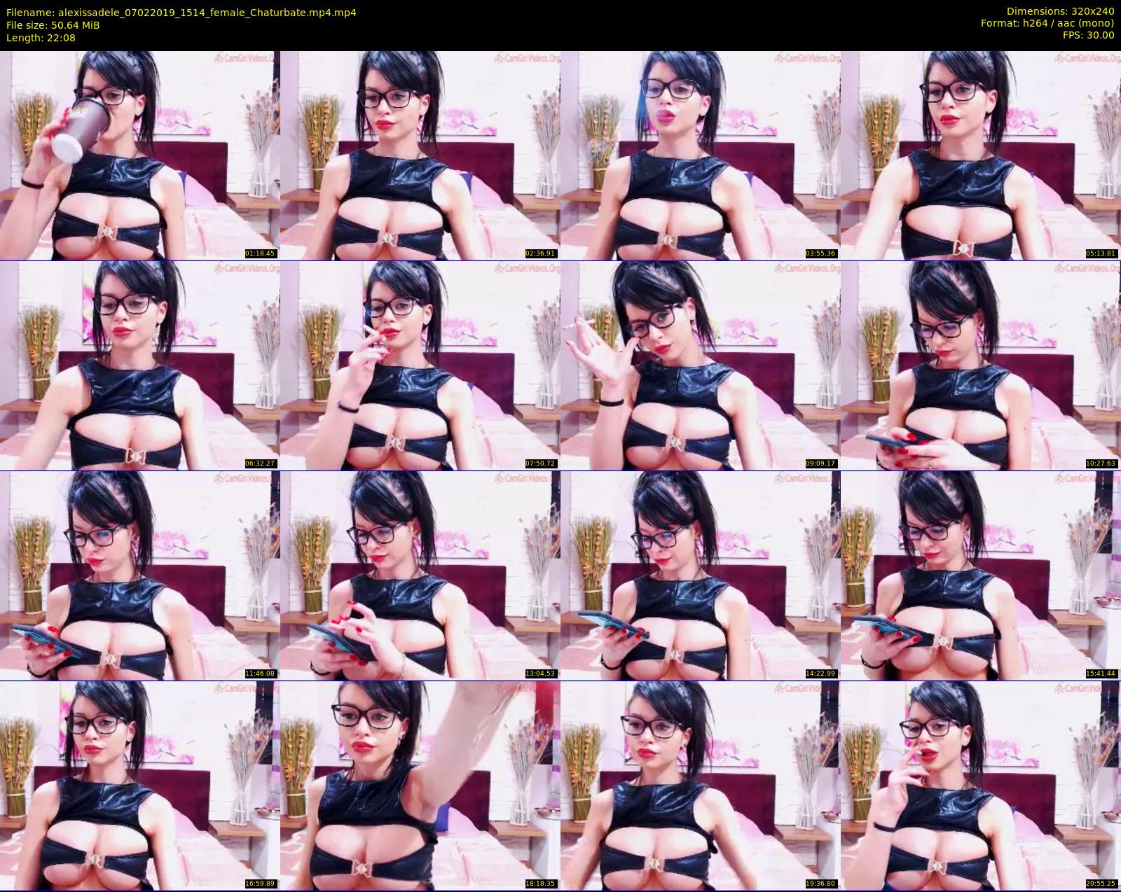 alexissadele — 23 minute Chaturbate female cam show recording, SD, Feb 7, 2019