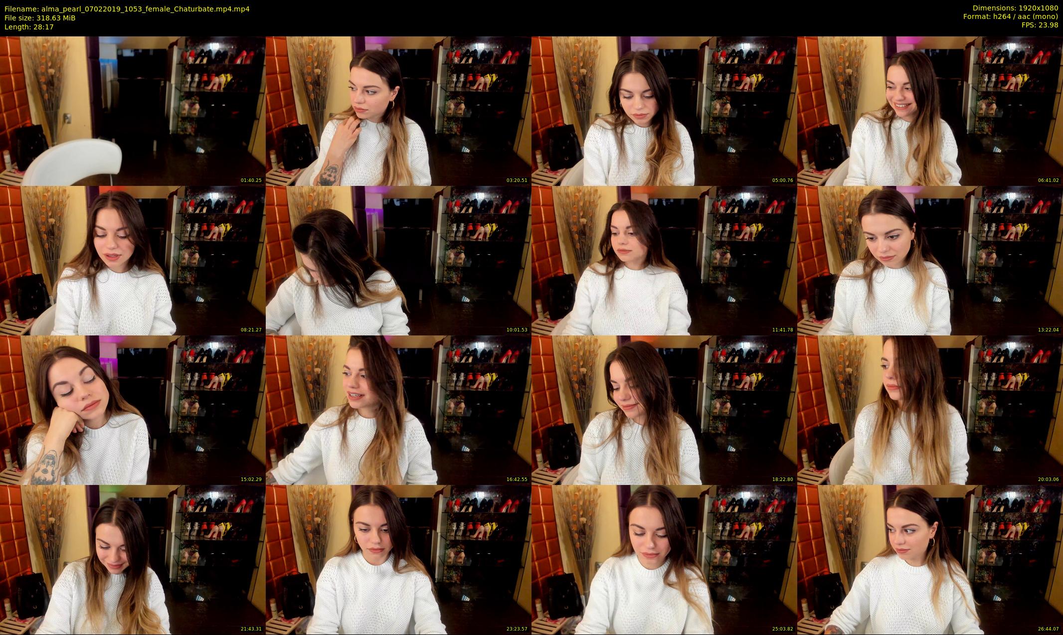alma_pearl — 29 minute Chaturbate female cam show recording, 1080p, Feb 7, 2019