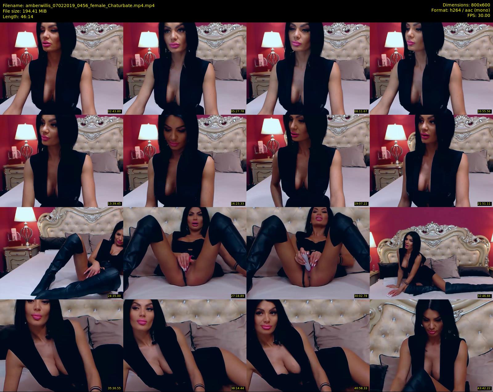 amberwillis — 47 minute Chaturbate female cam show recording, 480p, Feb 7, 2019