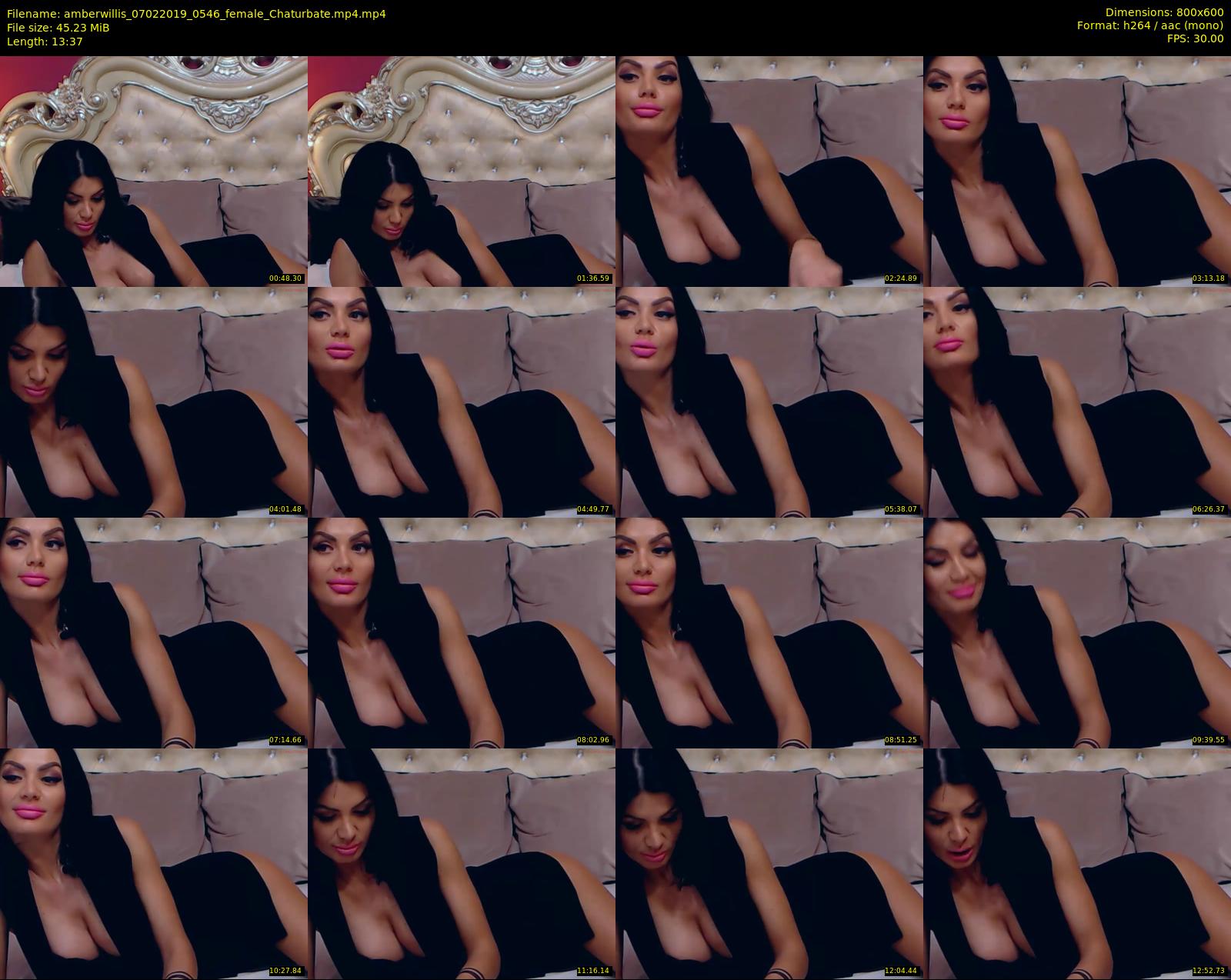 amberwillis — 14 minute Chaturbate female cam show recording, 480p, Feb 7, 2019