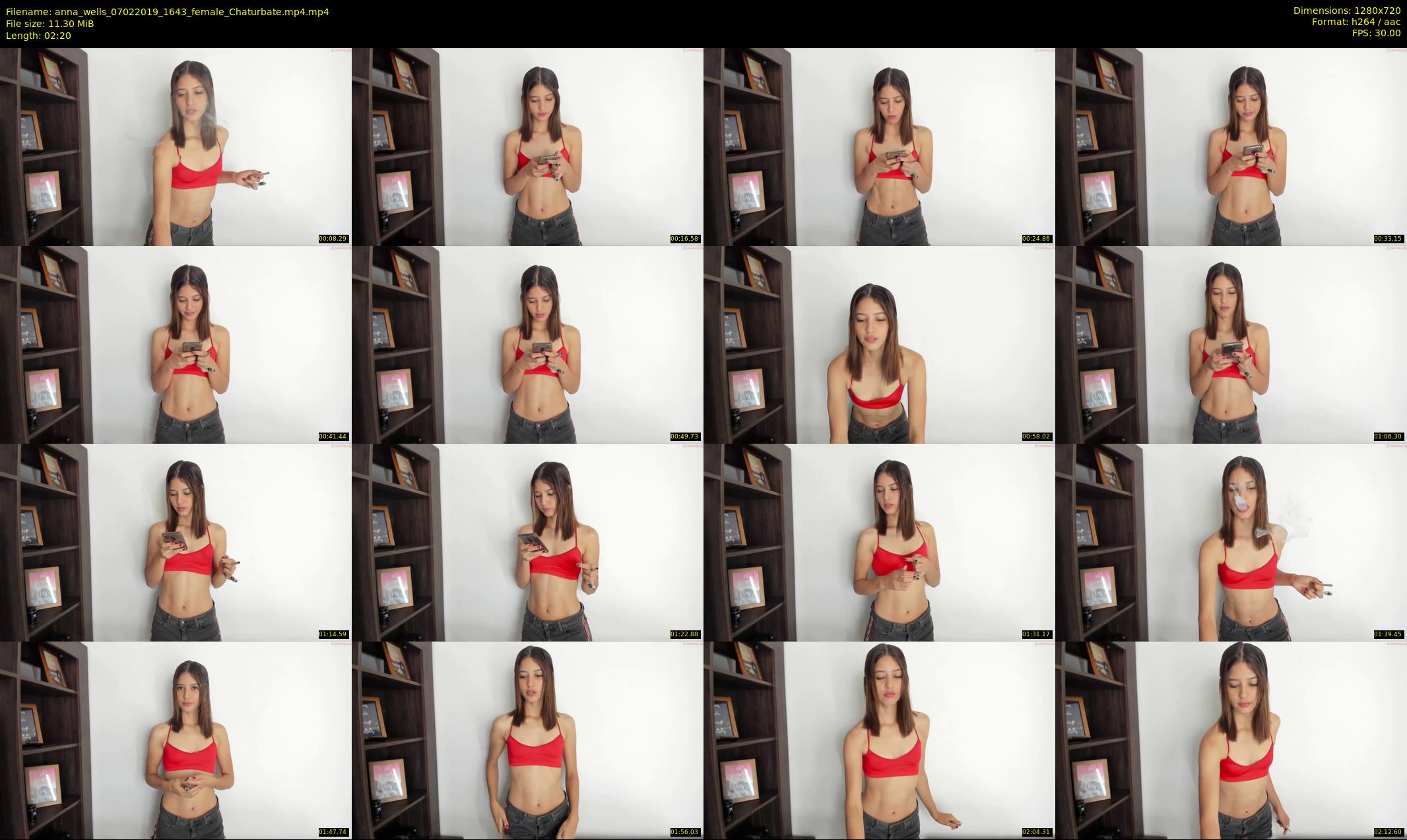 anna_wells — 3 minute Chaturbate female cam show recording, 720p, Feb 7, 2019