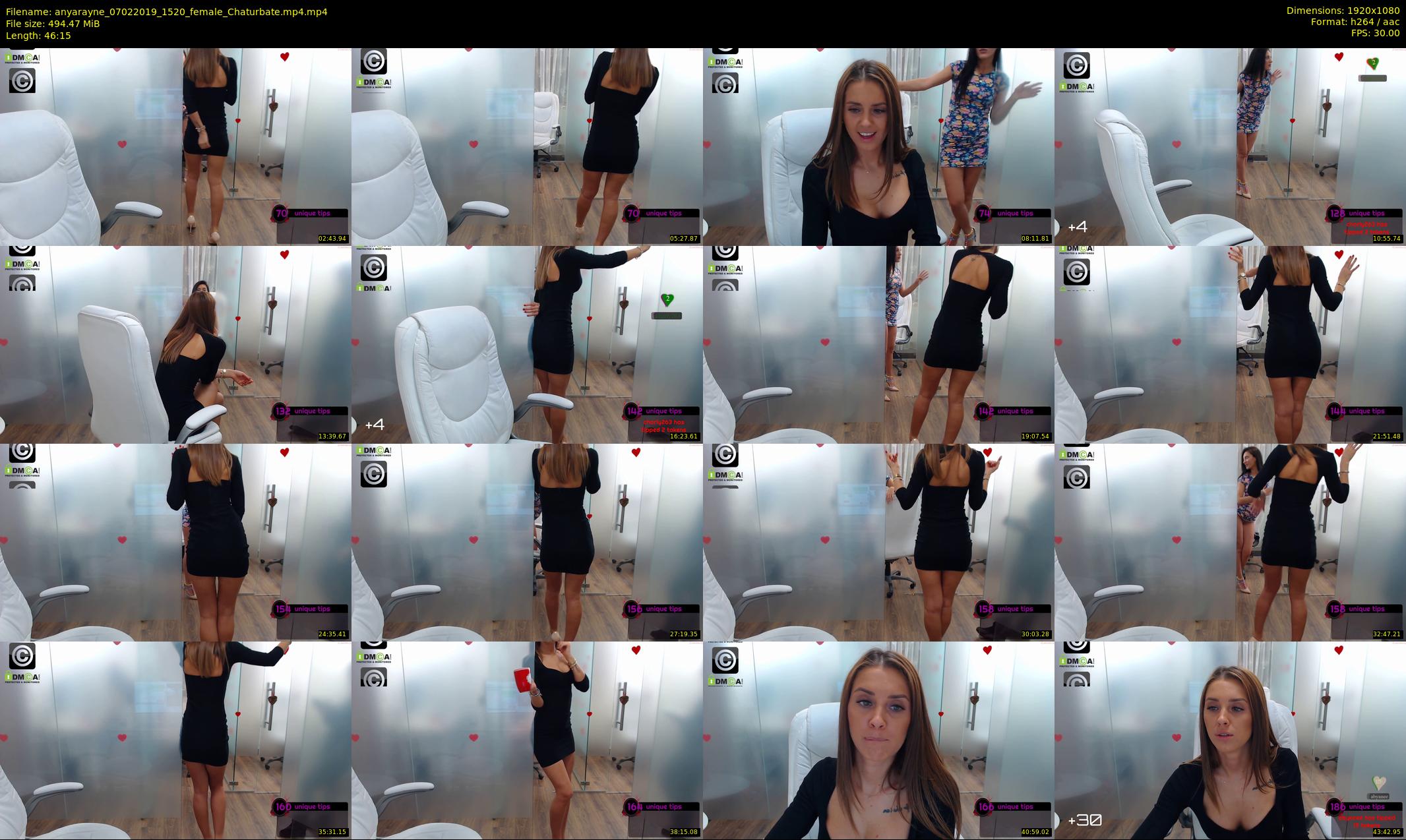 anyarayne — 47 minute Chaturbate female cam show recording, 1080p, Feb 7, 2019
