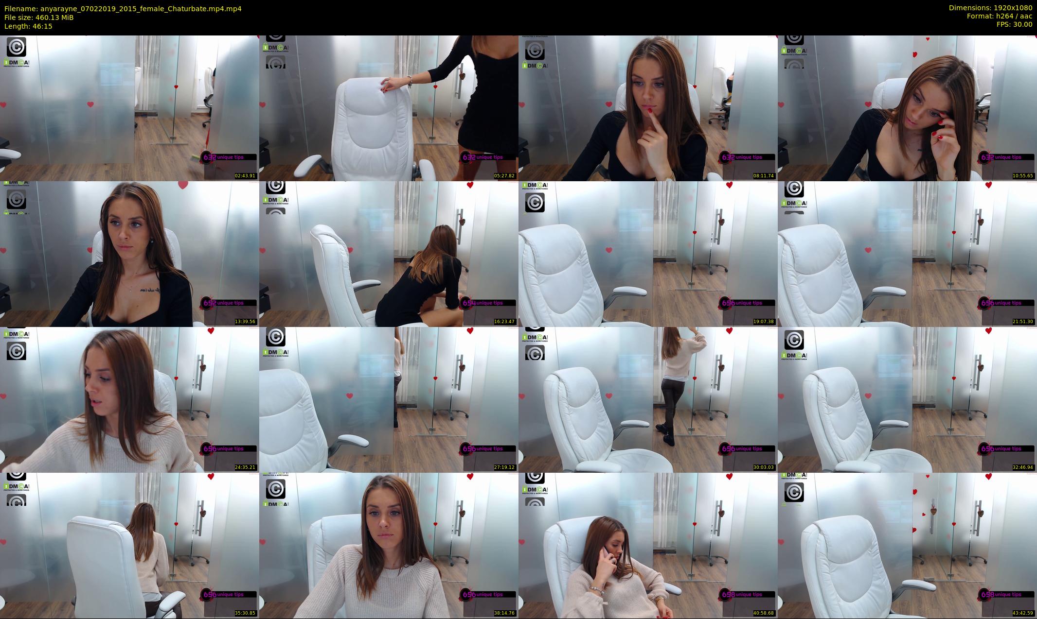 anyarayne — 47 minute Chaturbate female cam show recording, 1080p, Feb 7, 2019