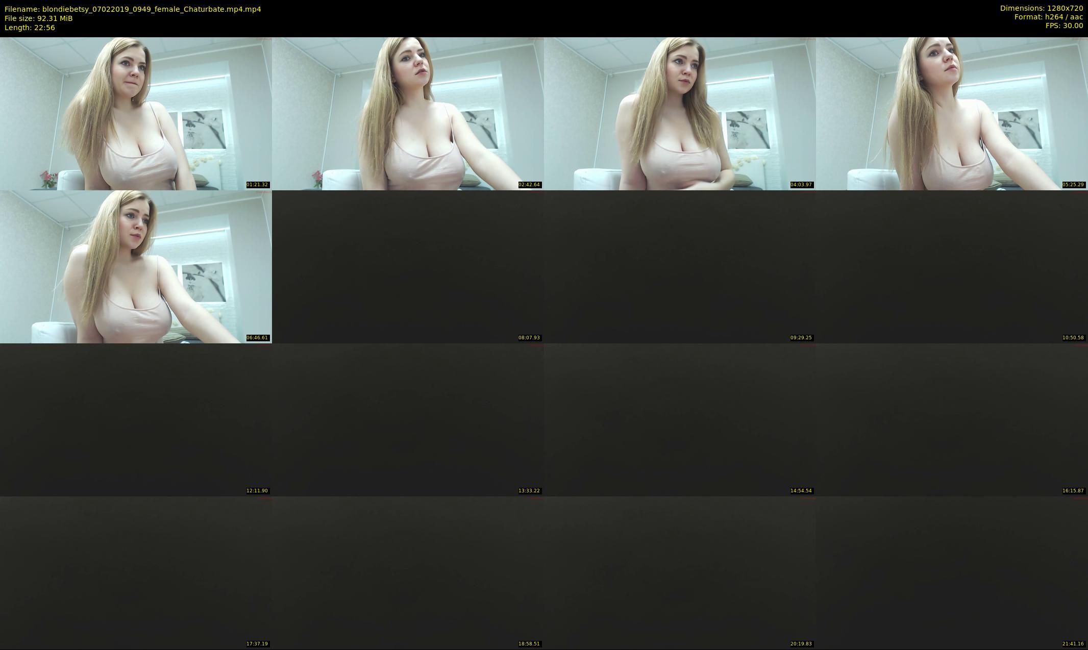 blondiebetsy — 23 minute Chaturbate female cam show recording, 720p, Feb 7, 2019