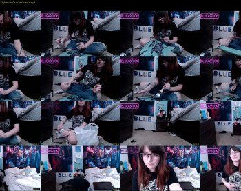 blueasfuck — 56 minute Chaturbate female cam show recording, 1080p, Feb 7, 2019