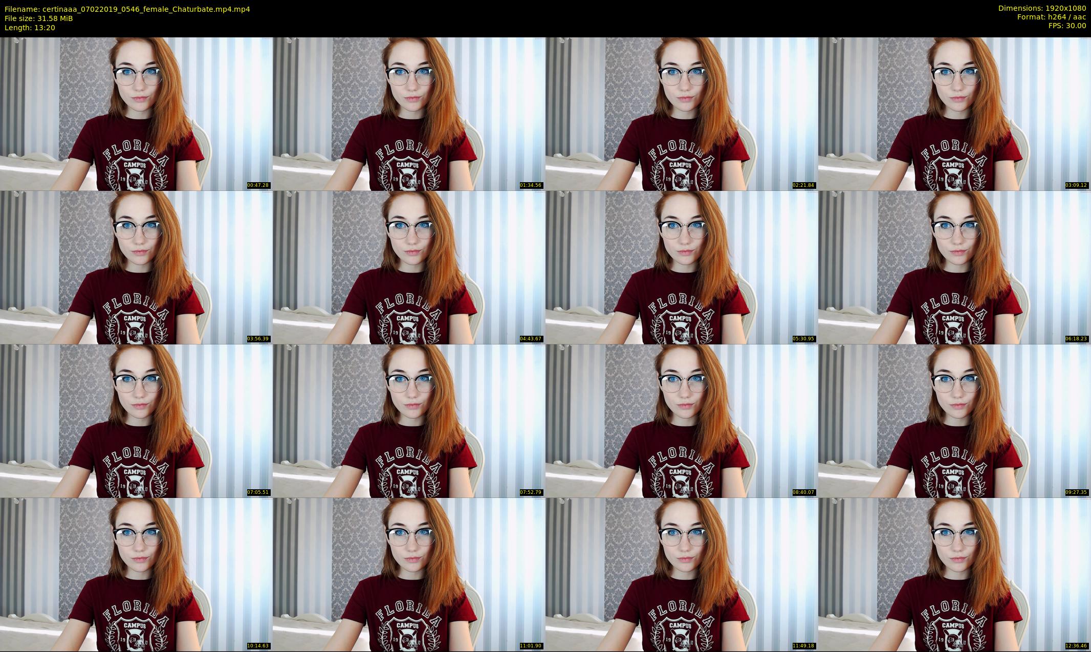 certinaaa — 14 minute Chaturbate female cam show recording, 1080p, Feb 7, 2019