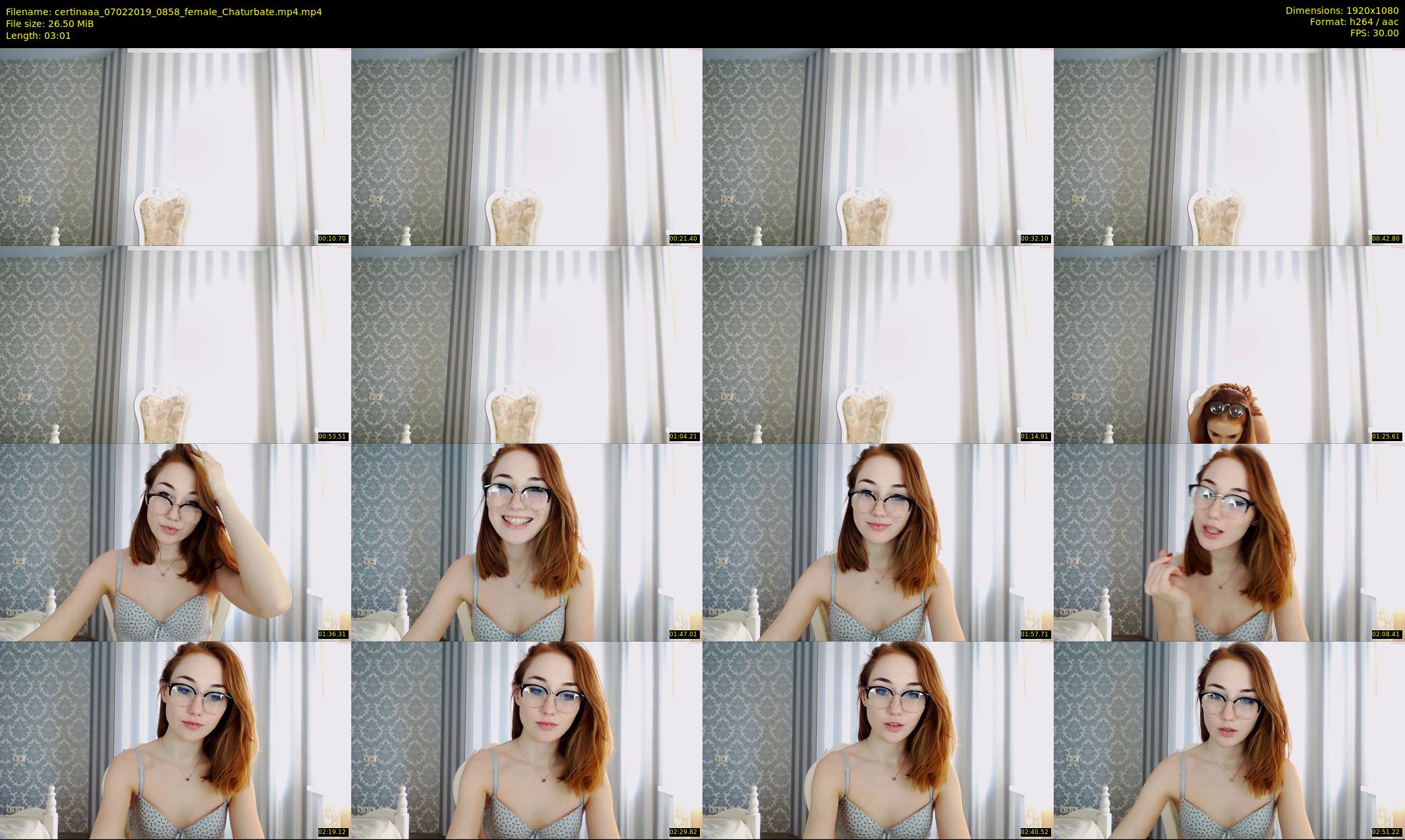 certinaaa — 4 minute Chaturbate female cam show recording, 1080p, Feb 7, 2019