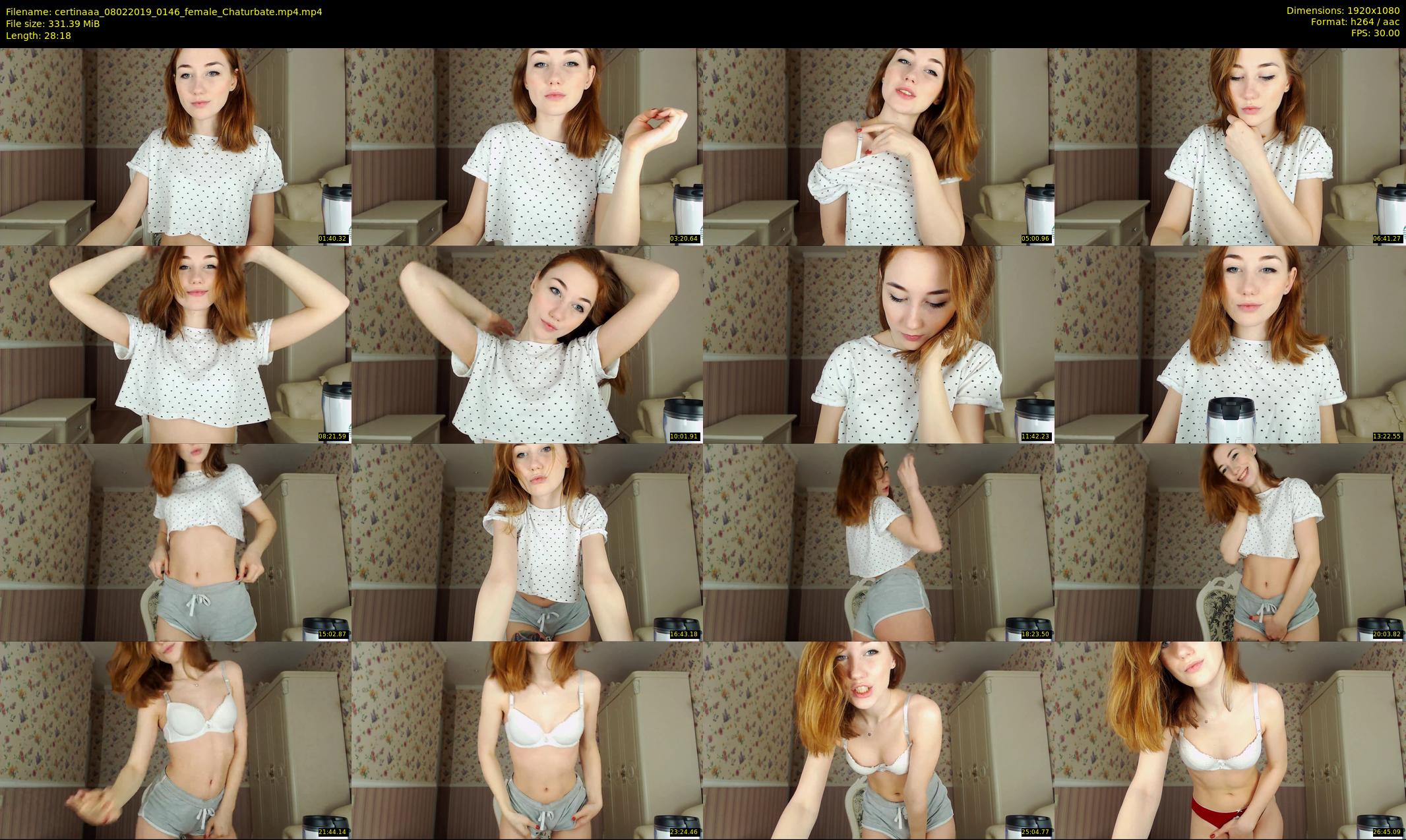 certinaaa — 29 minute Chaturbate female cam show recording, 1080p, Feb 8, 2019