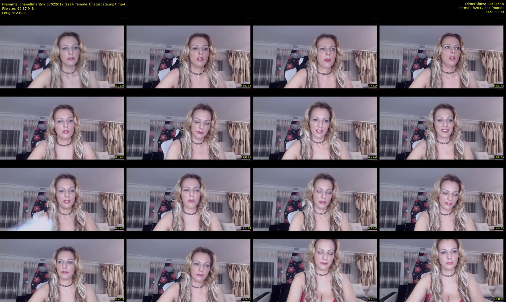chanellmarilyn — 24 minute Chaturbate female cam show recording, 480p, Feb 7, 2019