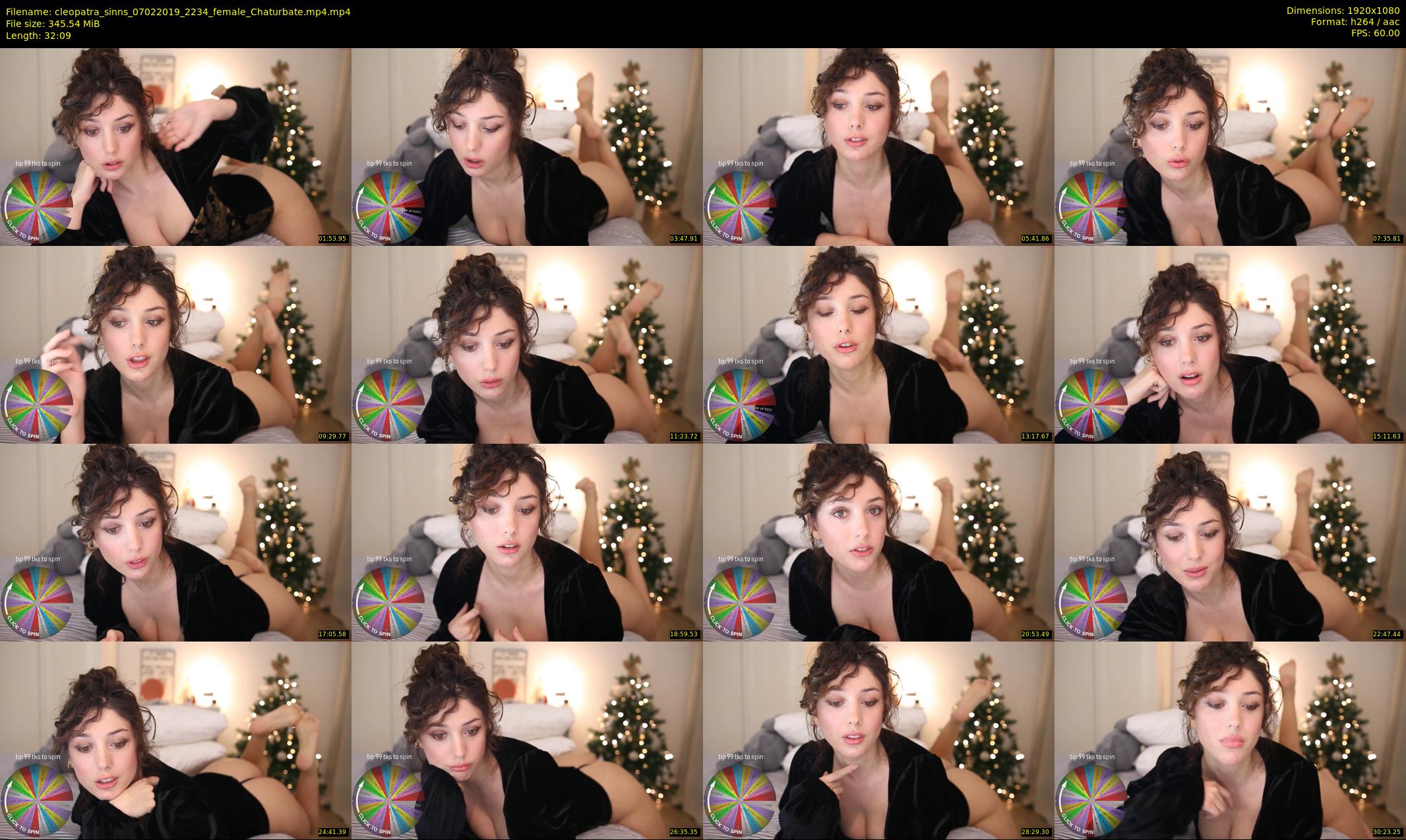 cleopatra_sinns — 33 minute Chaturbate female cam show recording, 1080p, Feb 7, 2019