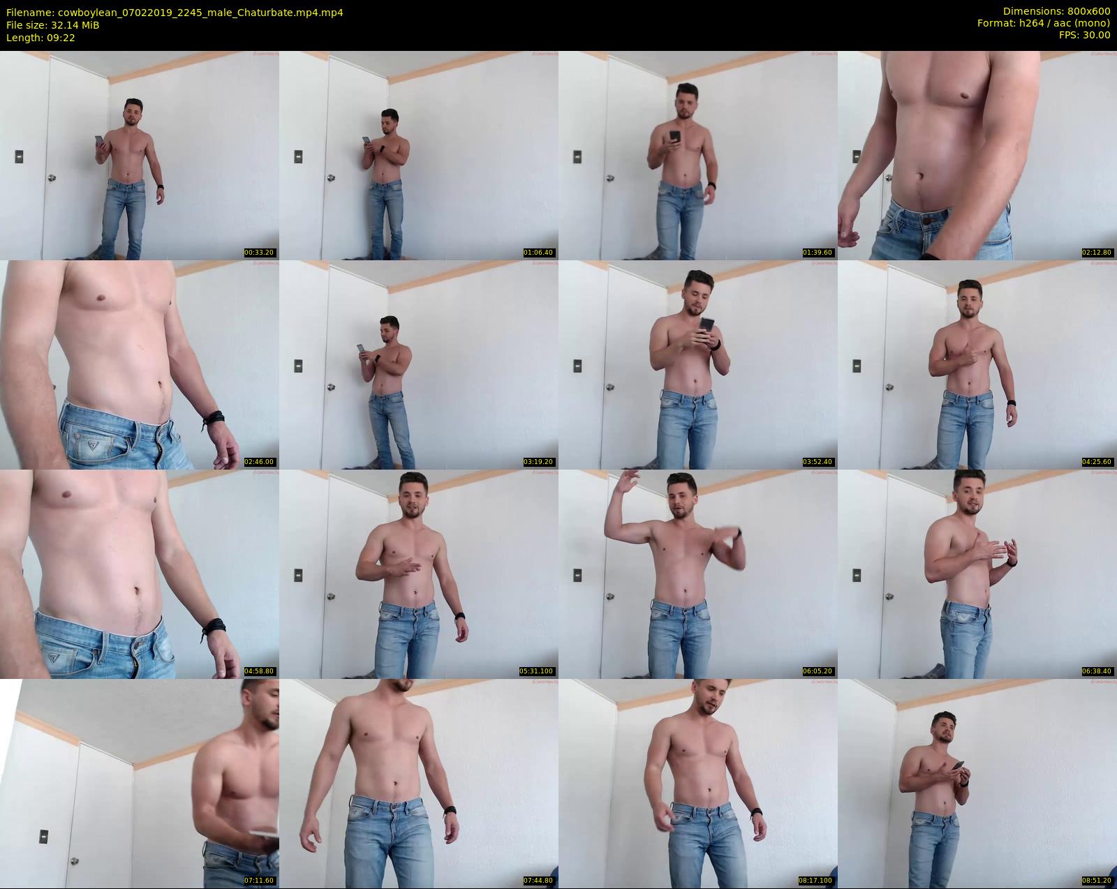 cowboylean — 10 minute Chaturbate male cam show recording, 480p, Feb 7, 2019