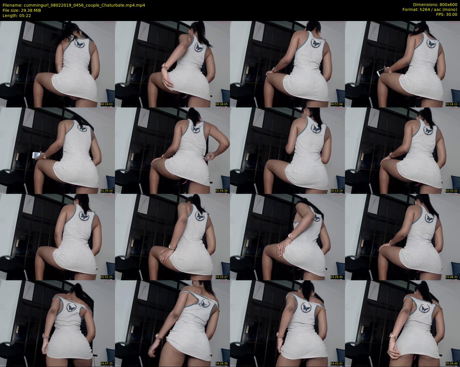 cummingurl — 6 minute Chaturbate couple cam show recording, 480p, Feb 8, 2019