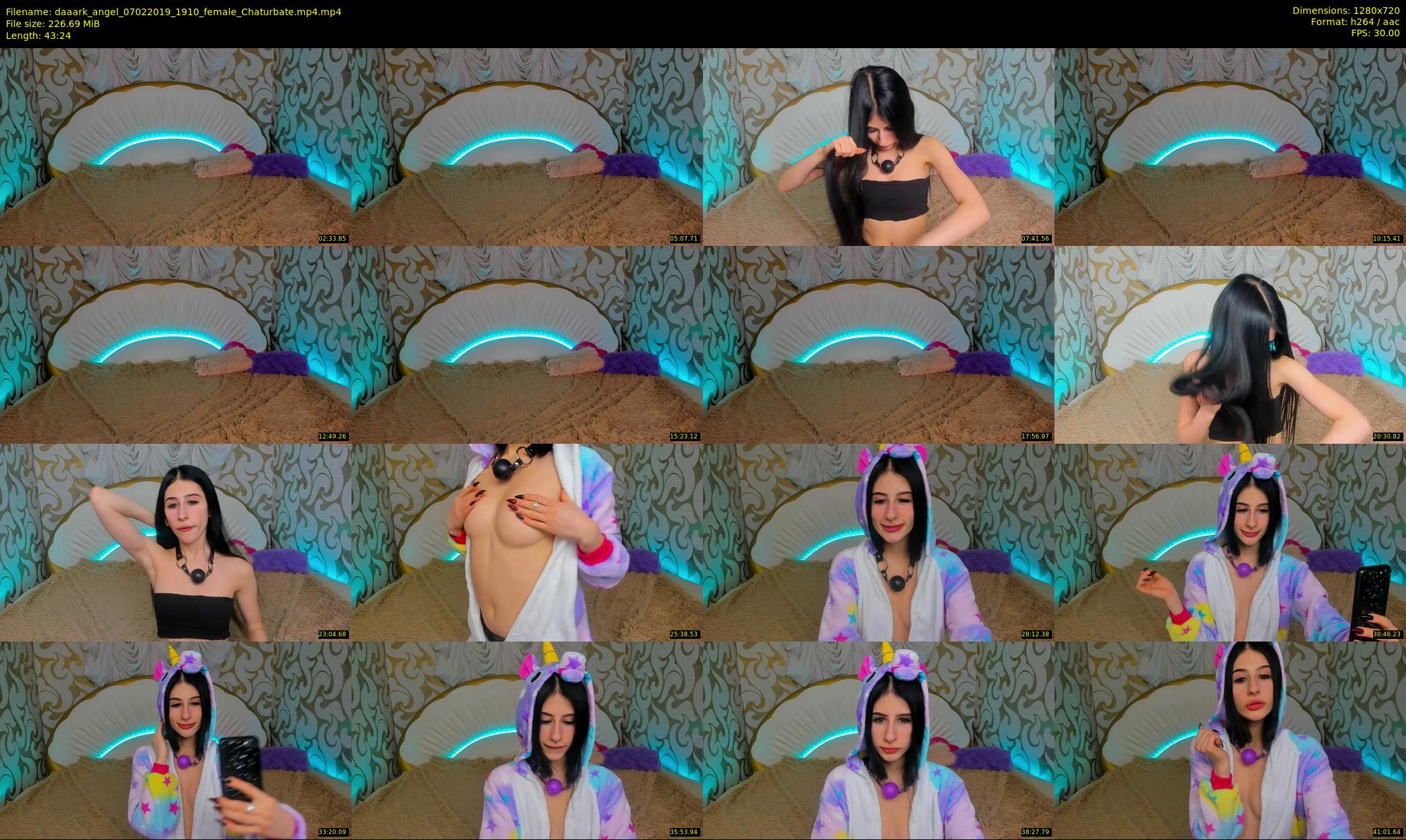 daaark_angel — 44 minute Chaturbate female cam show recording, 720p, Feb 7, 2019