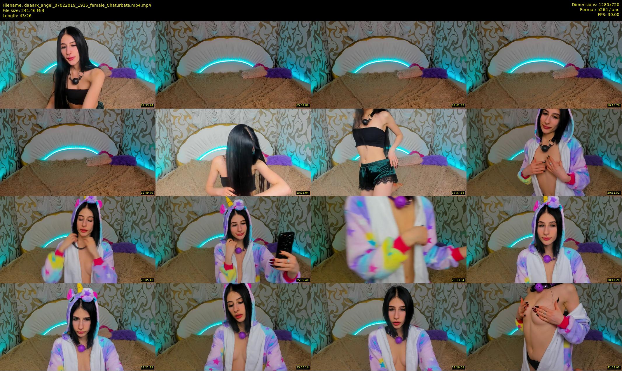 daaark_angel — 44 minute Chaturbate female cam show recording, 720p, Feb 7, 2019