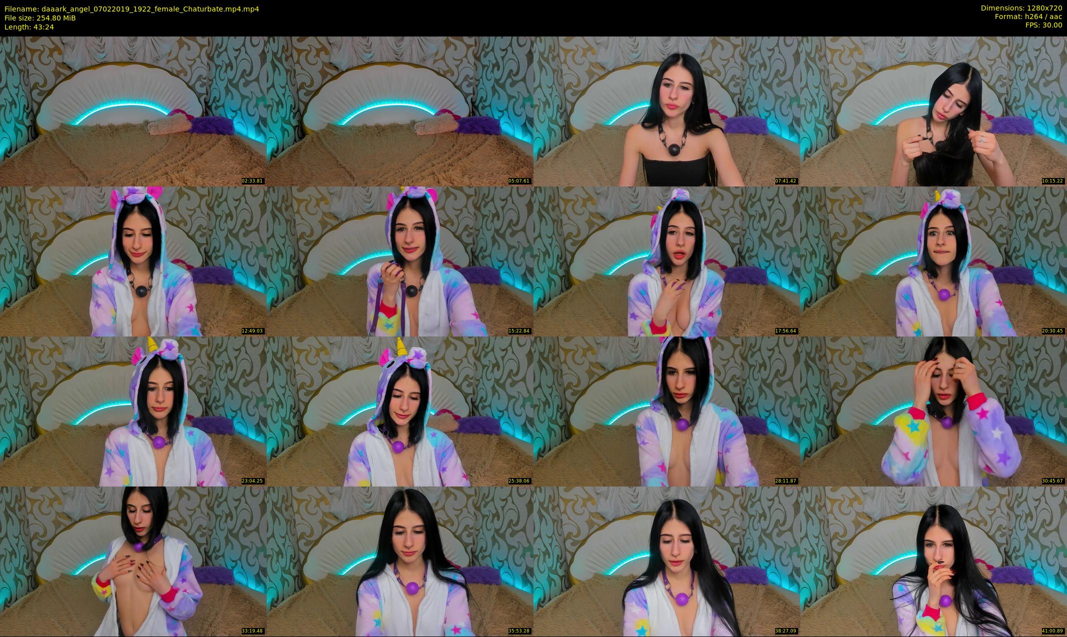 daaark_angel — 44 minute Chaturbate female cam show recording, 720p, Feb 7, 2019