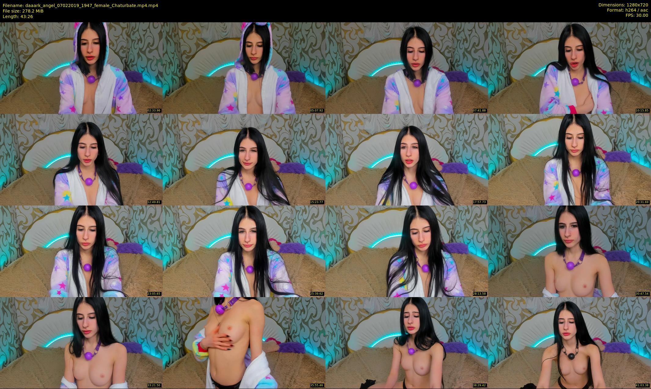 daaark_angel — 44 minute Chaturbate female cam show recording, 720p, Feb 7, 2019