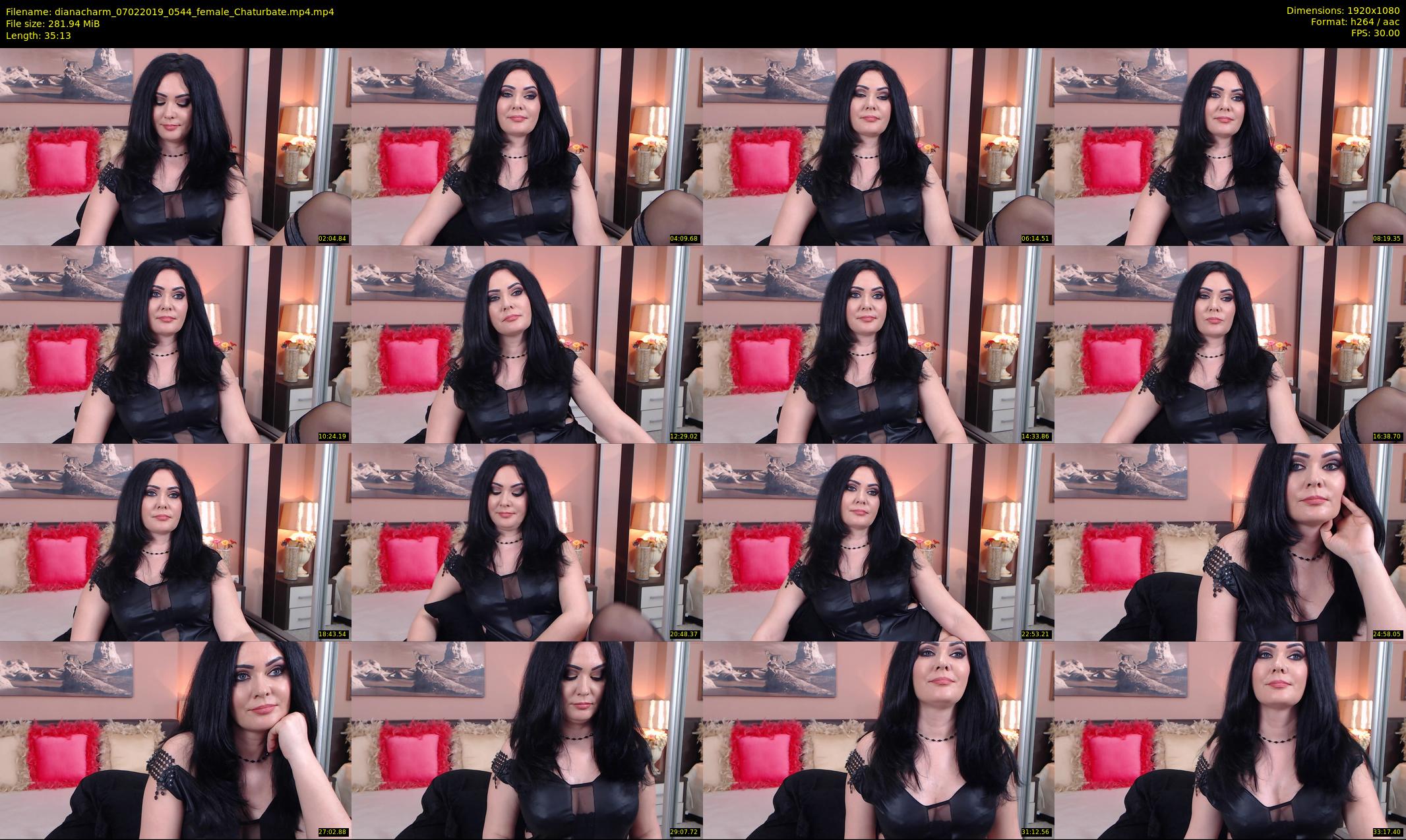 dianacharm — 36 minute Chaturbate female cam show recording, 1080p, Feb 7, 2019