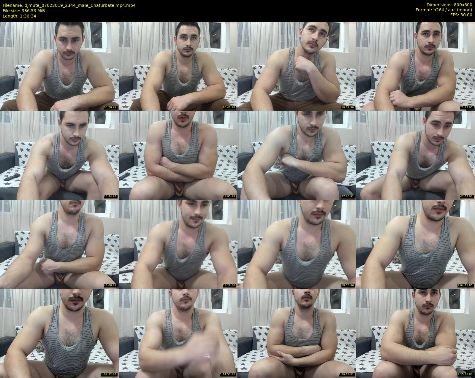 djmute — 91 minute Chaturbate male cam show recording, 480p, Feb 7, 2019