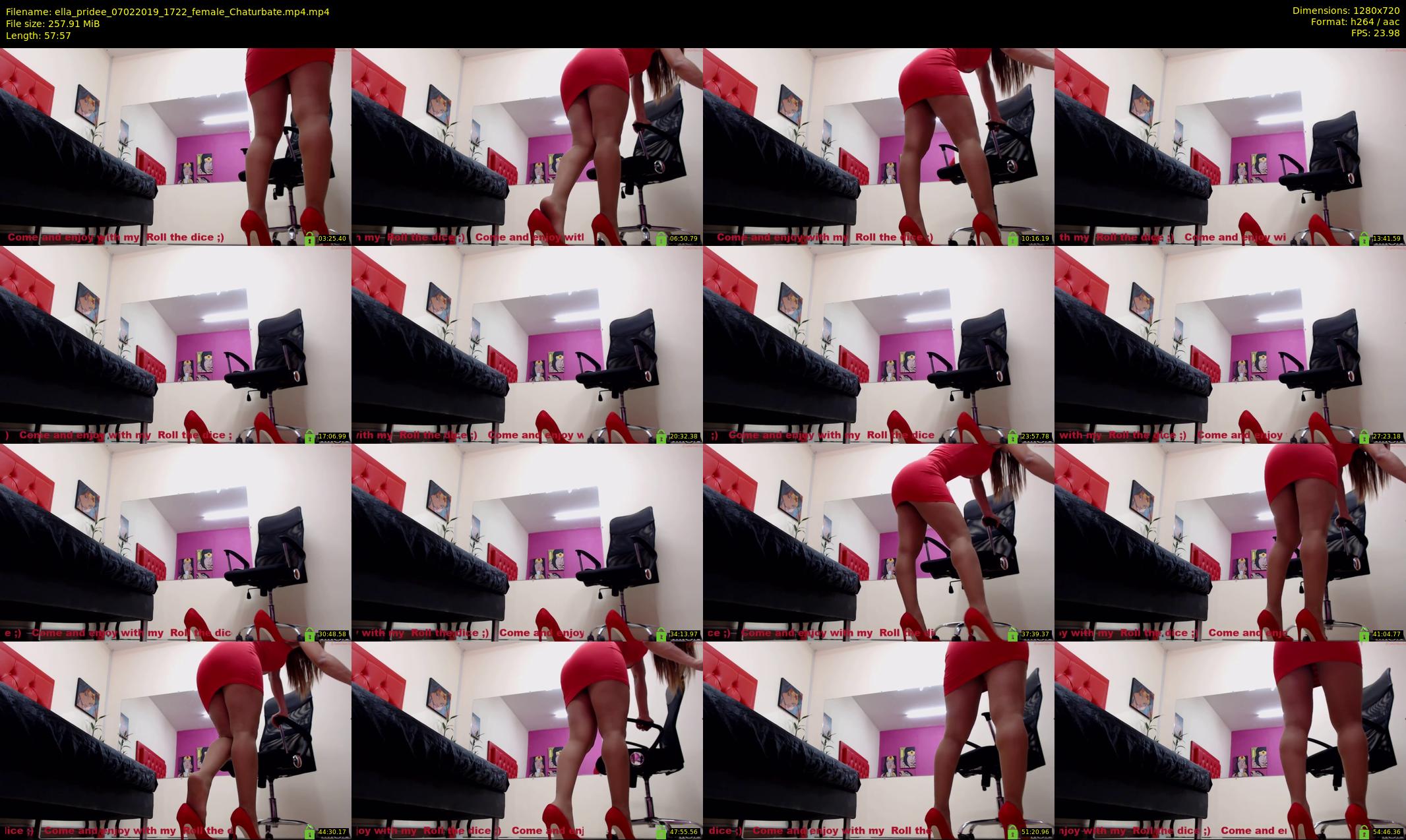 ella_pridee — 58 minute Chaturbate female cam show recording, 720p, Feb 7, 2019