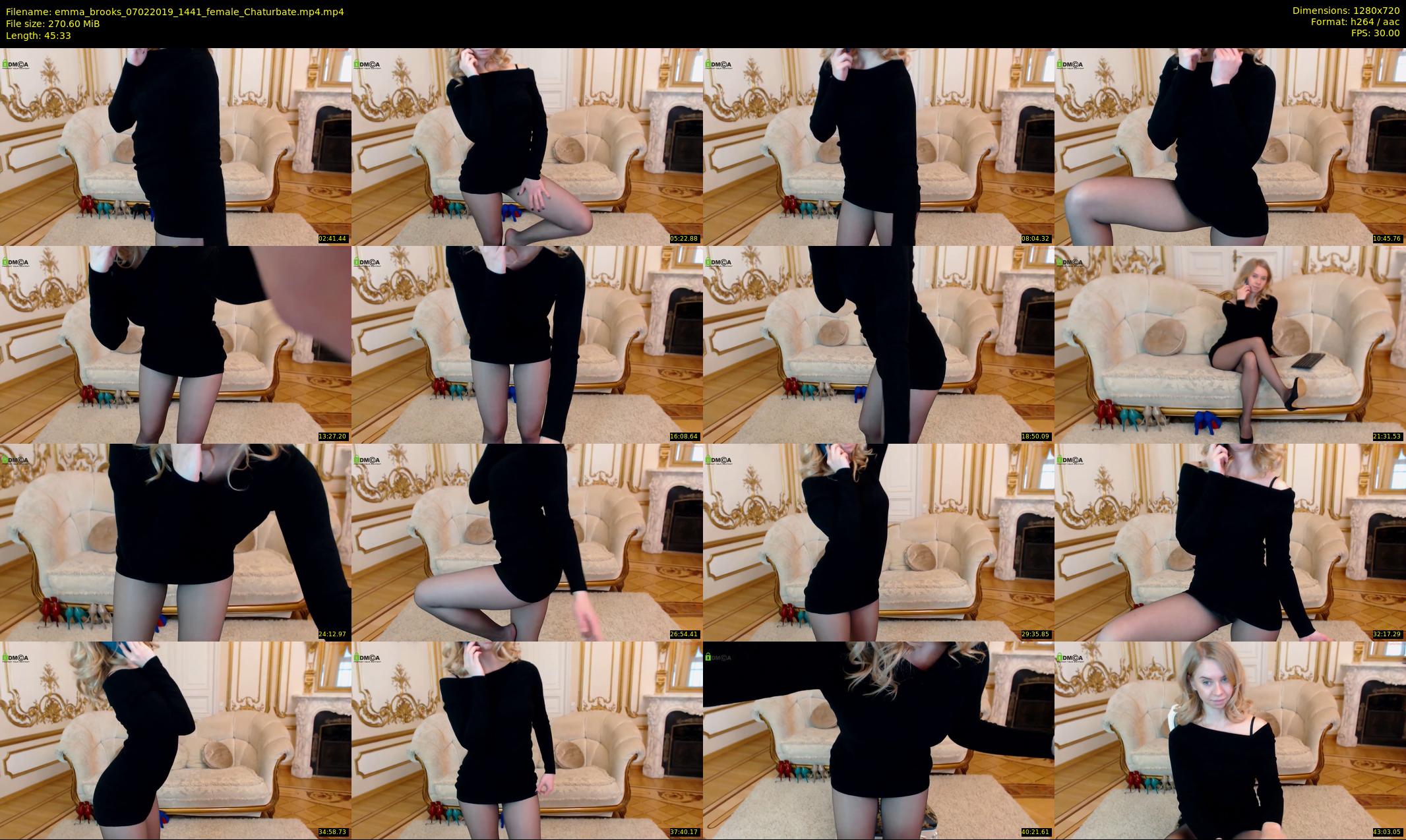 emma_brooks — 46 minute Chaturbate female cam show recording, 720p, Feb 7, 2019