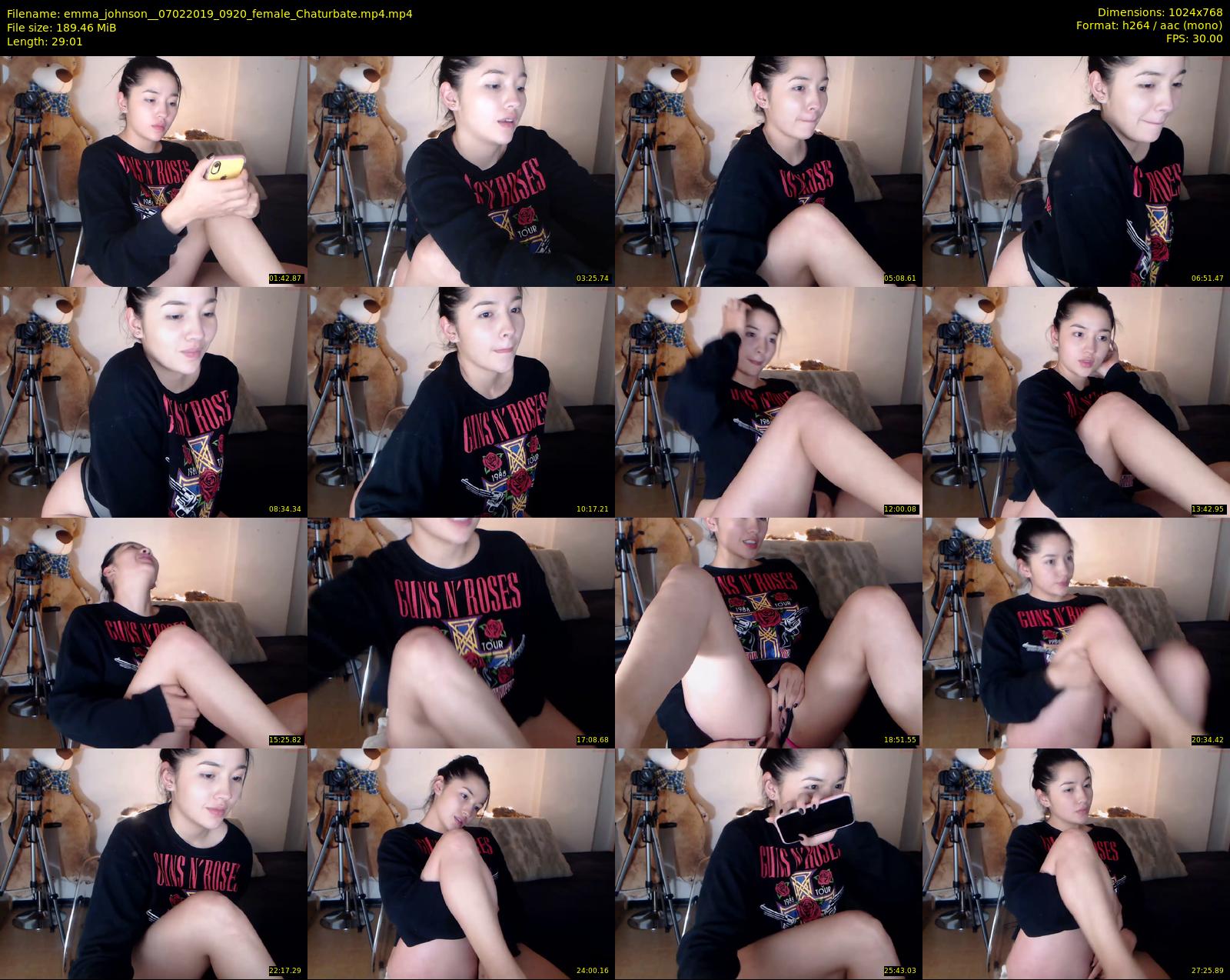 emma_johnson_ — 30 minute Chaturbate female cam show recording, 720p, Feb 7, 2019