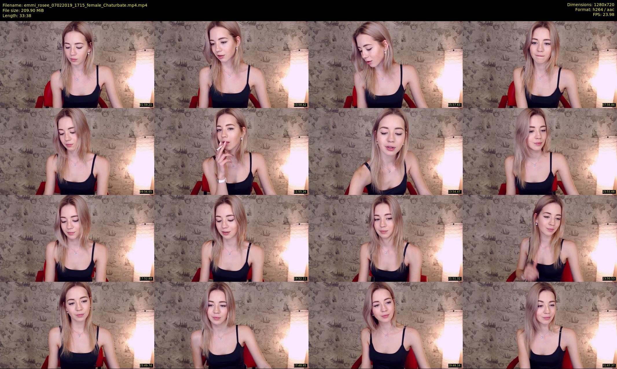emmi_rosee — 34 minute Chaturbate female cam show recording, 720p, Feb 7, 2019