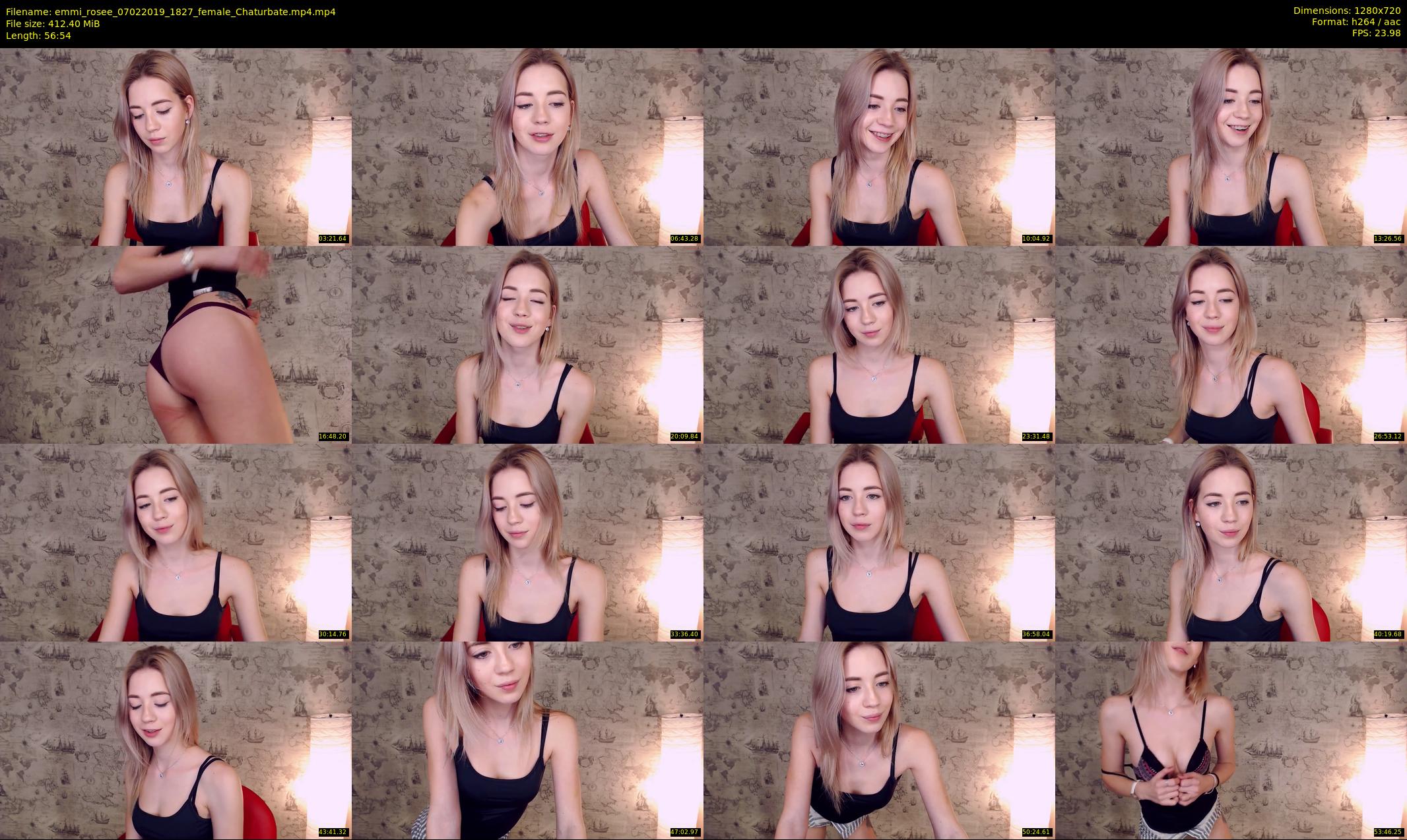 emmi_rosee — 57 minute Chaturbate female cam show recording, 720p, Feb 7, 2019