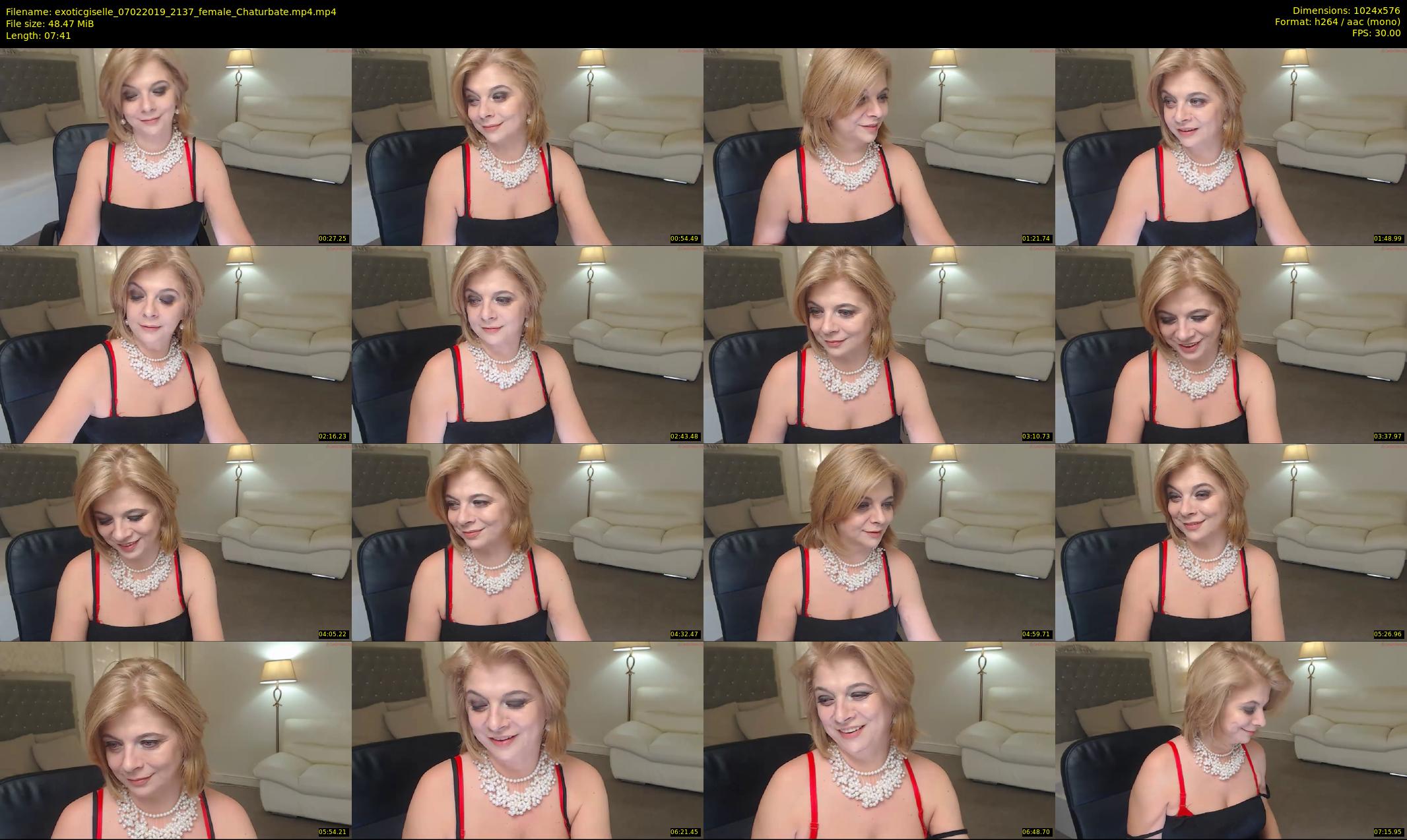 exoticgiselle — 8 minute Chaturbate female cam show recording, 480p, Feb 7, 2019