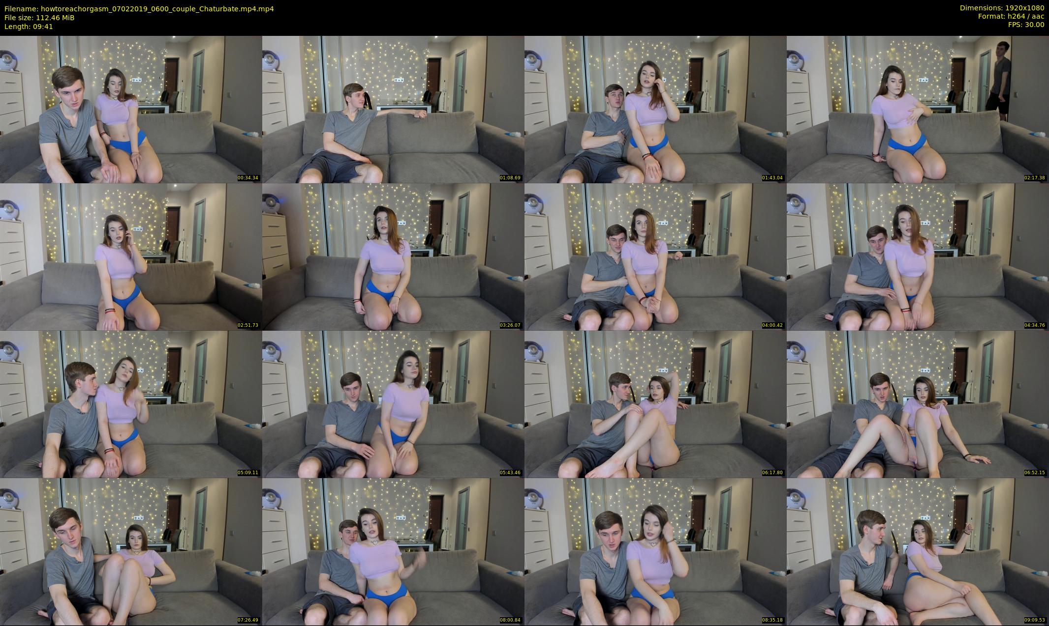 howtoreachorgasm — 10 minute Chaturbate couple cam show recording, 1080p, Feb 7, 2019